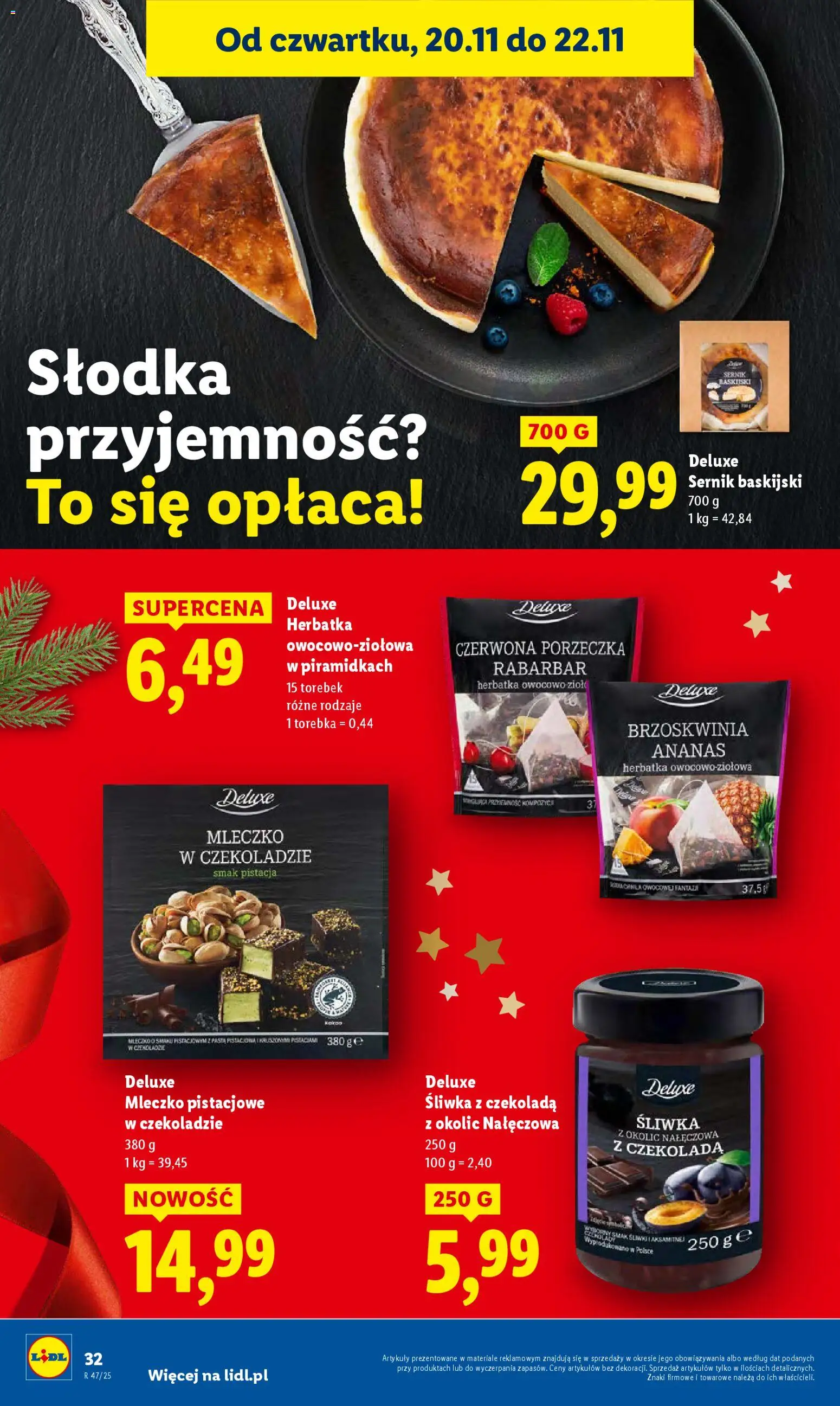 Lidl Gazetka od 20.11.2025 | Strona: 34 | Produkty: Brzoskwinia, Torebka, Porzeczka, Ananas
