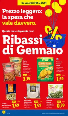 Anteprima del volantino Carosio Riso Originario, Riso Originario, 1 kg confezione valido a partire dal 29.12.2025 | Pagina: 18