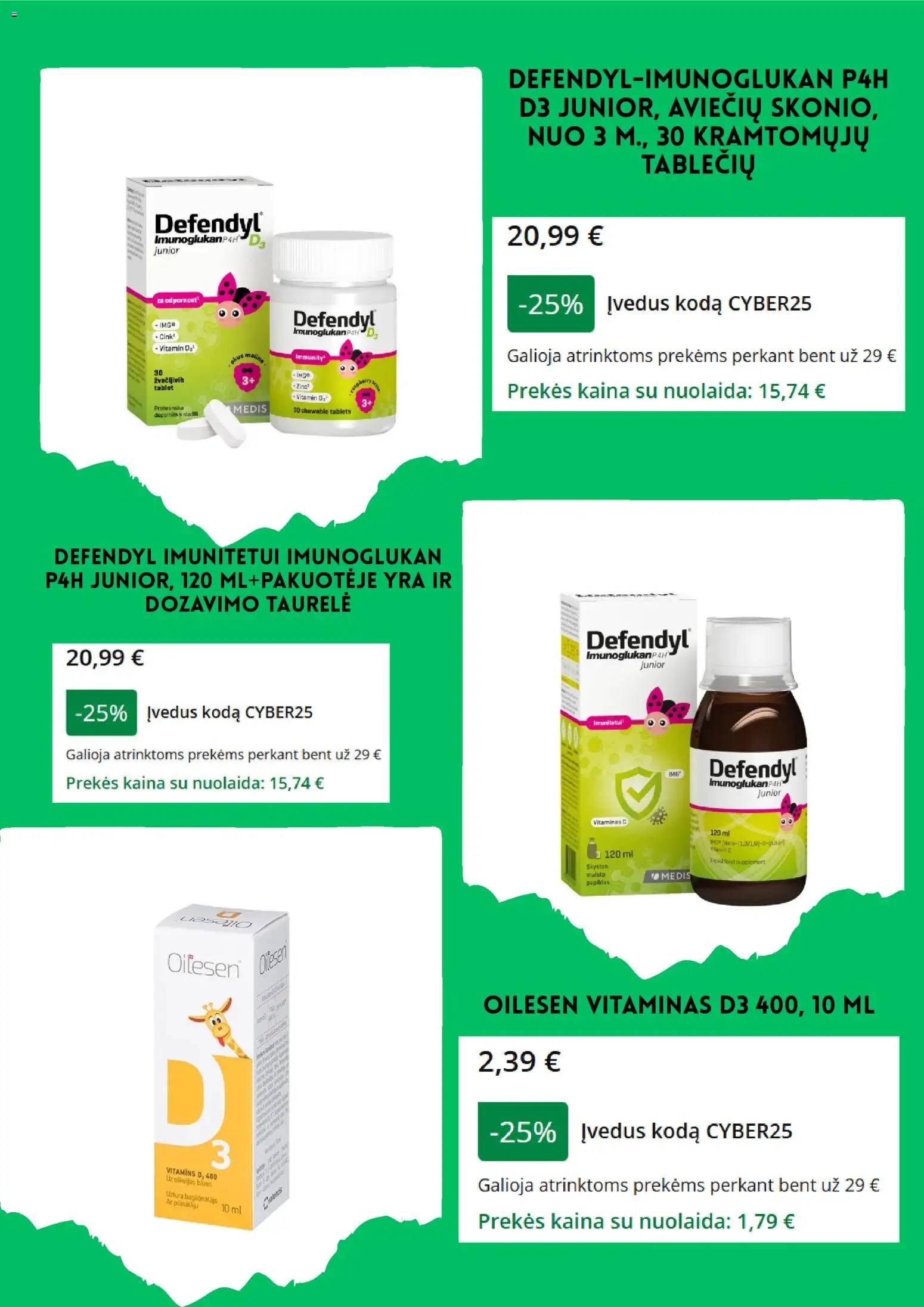 EUROVAISTINĖ akcijos nuo 01.12.2025 | Puslapis: 3