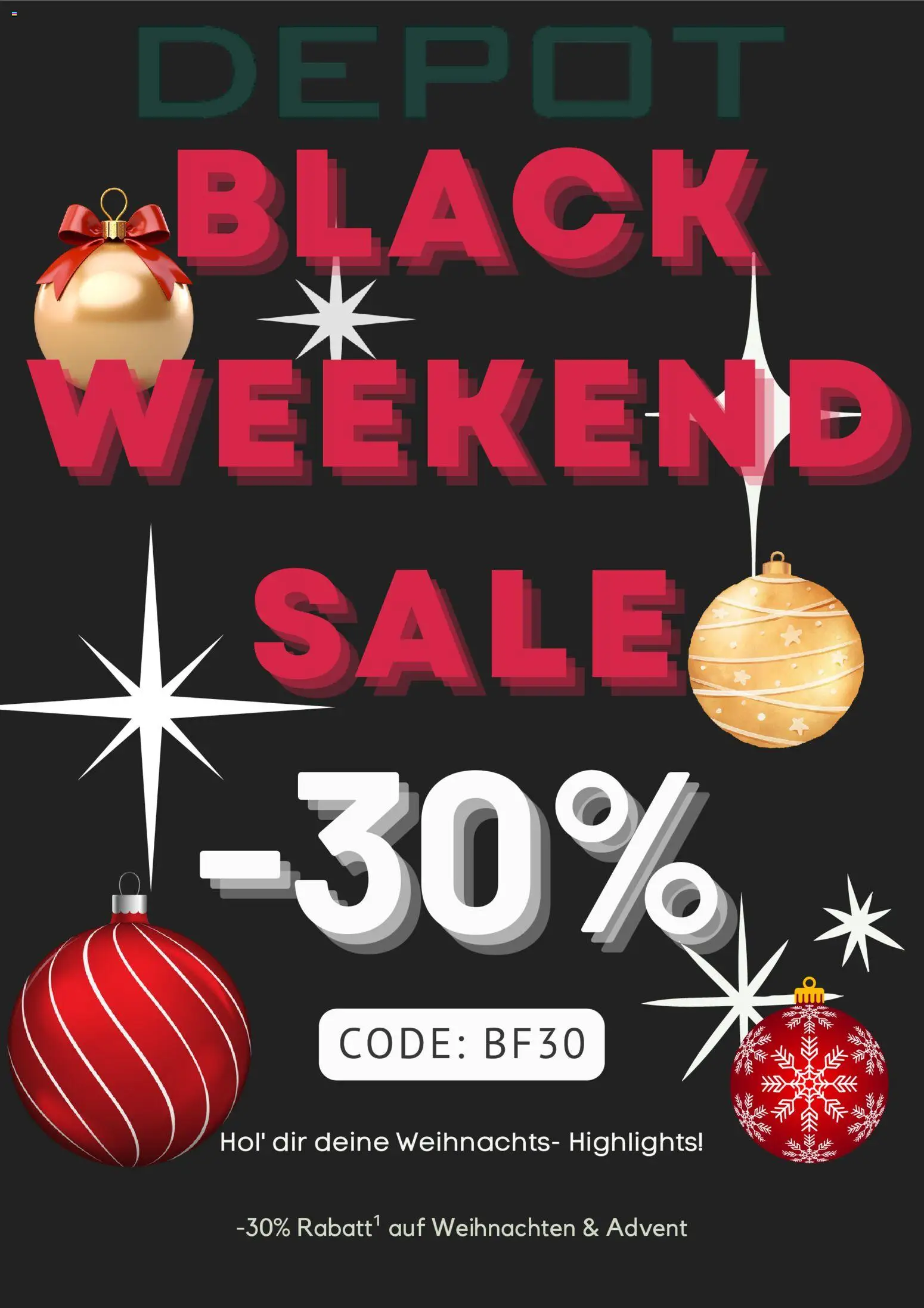 Depot - Black Friday – gültig ab 28.11.2025 | Seite: 1