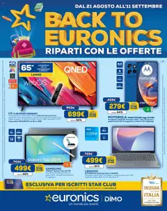 Anteprima del volantino Euronics Piemonte catalogo valido a partire dal 21.08.2025