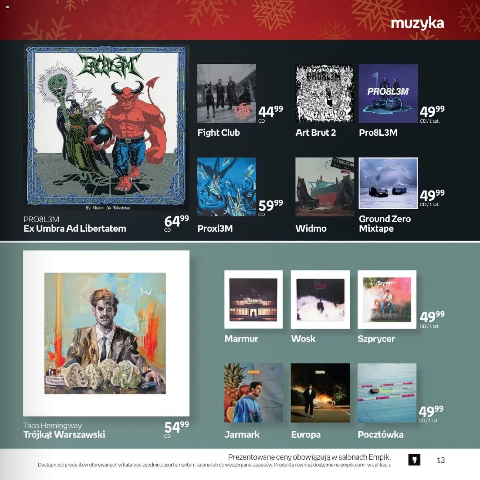 Empik promocje - Xmas Muzyka od 26.11.2025 | Strona: 13