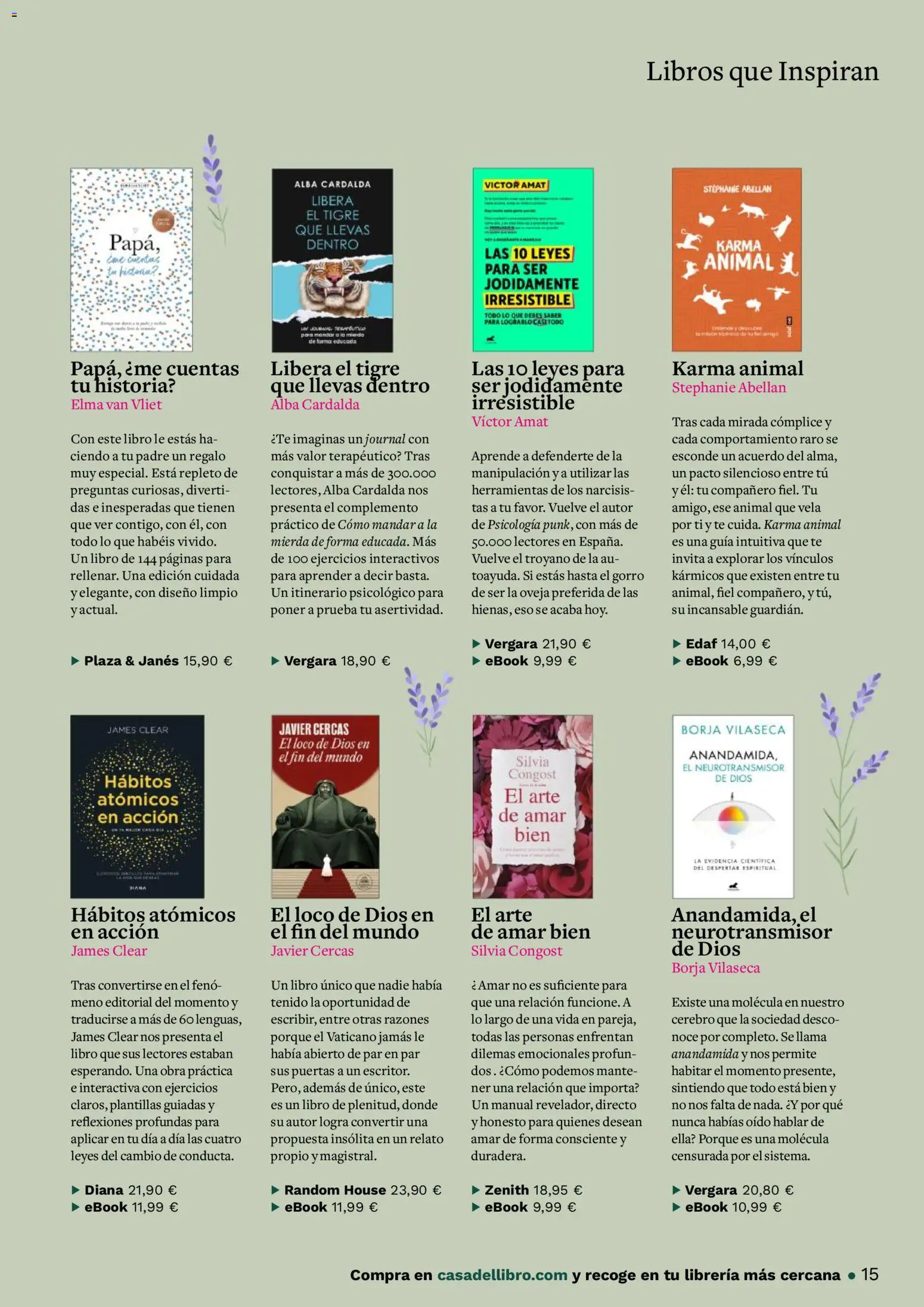 Casa del libro folleto │ válido desde el 02.03.2026 | Página: 15 | Productos: Té, Vela