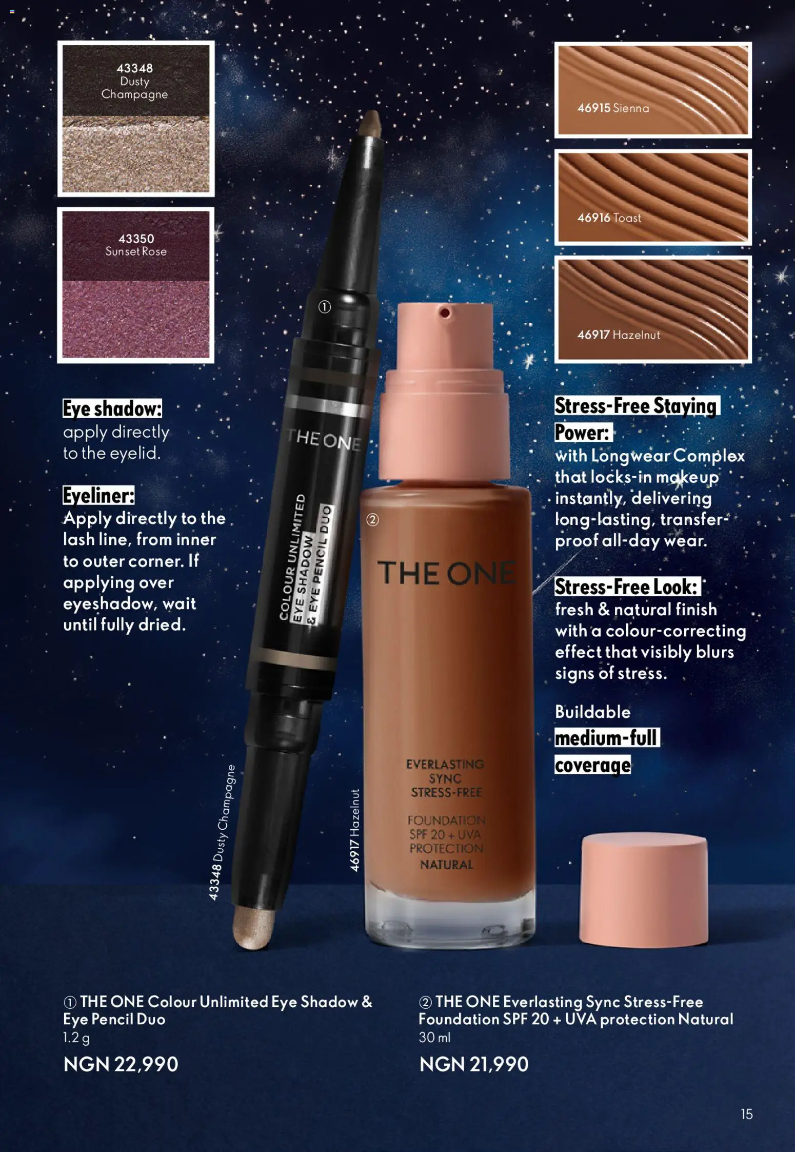 Oriflame - Catalogue 12/2025 valid from 01.12.2025 | Page: 15 | Products: Eye pencil, Eye shadow, Eyeliner