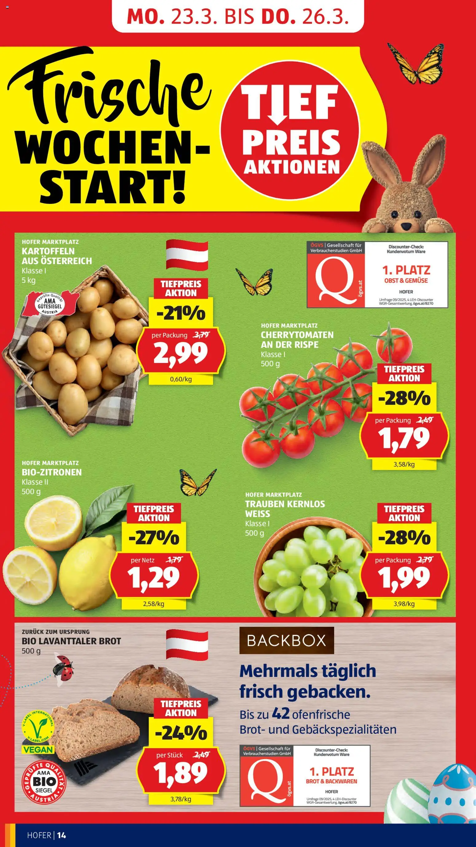 Sparen Sie mit dem | Hofer Flugblatt ab 23.03.2026 ✳️ Angebote | Austria