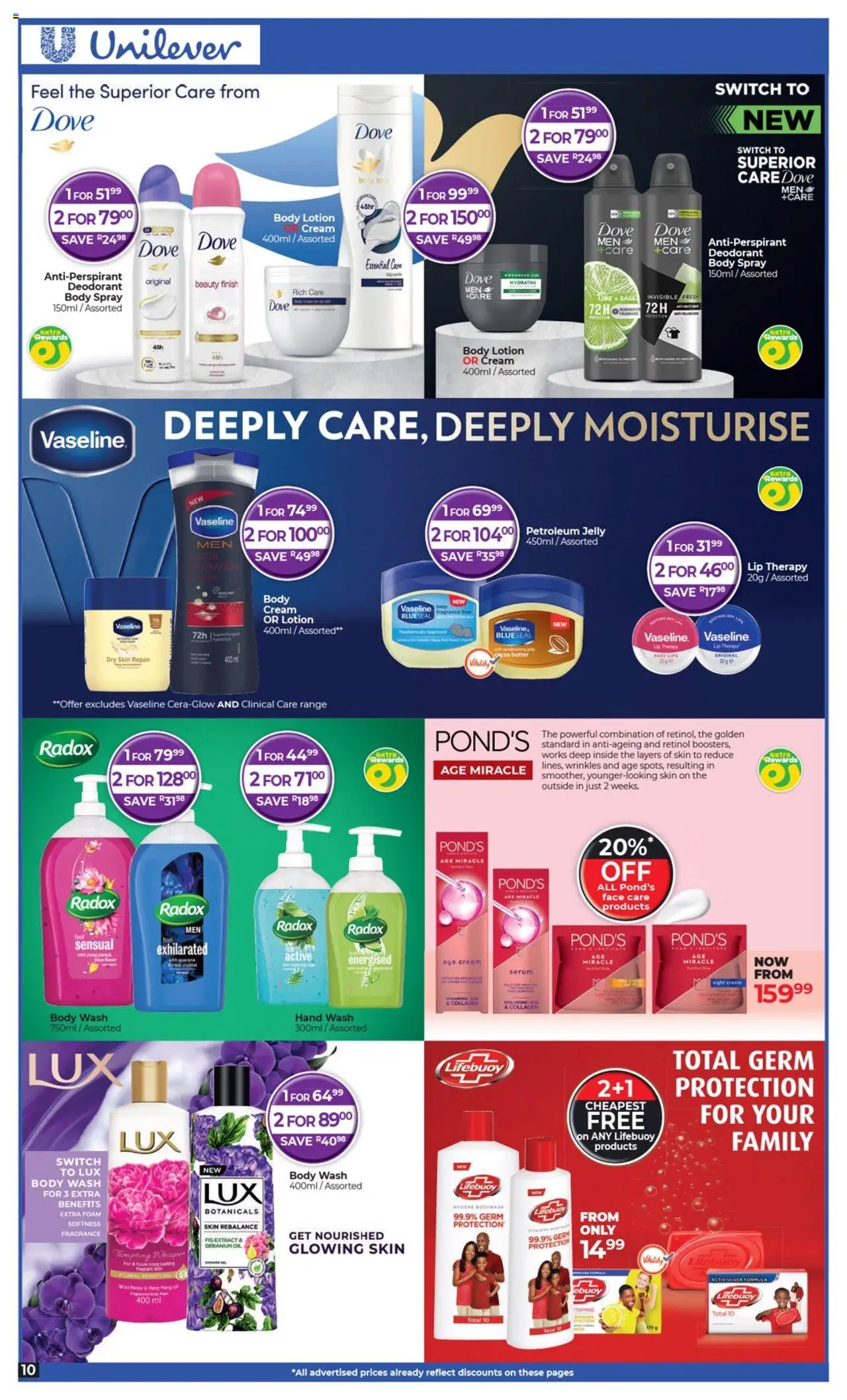 New Dis-Chem catalogue – valid from 16.09.2025 | Page: 10 | Products: Butter, Cream, Antiperspirant, Lotion
