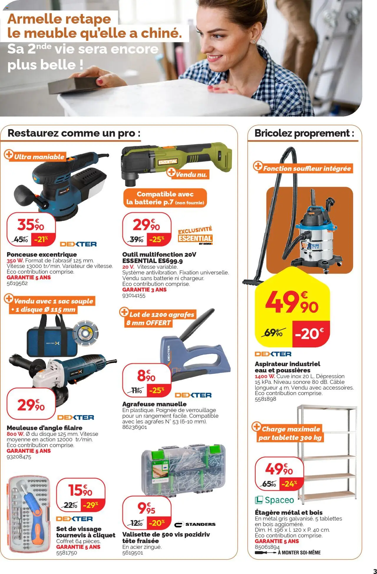  | Page: 3 | Produits: Meuble, Câble, Sac, Étagère