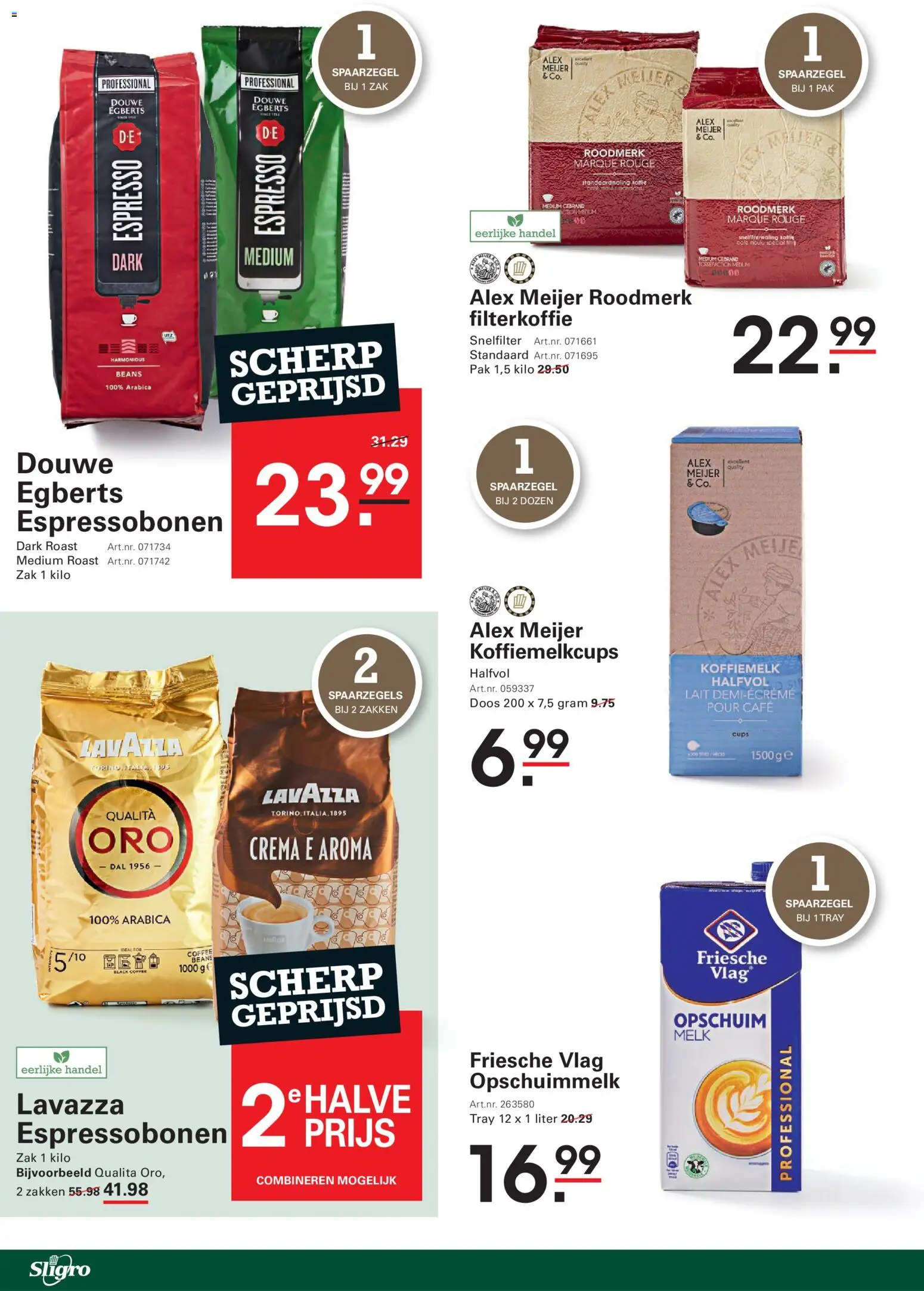 {H1} | Pagina: 20 | Producten: Melk, Koffie, Lavazza, Zak