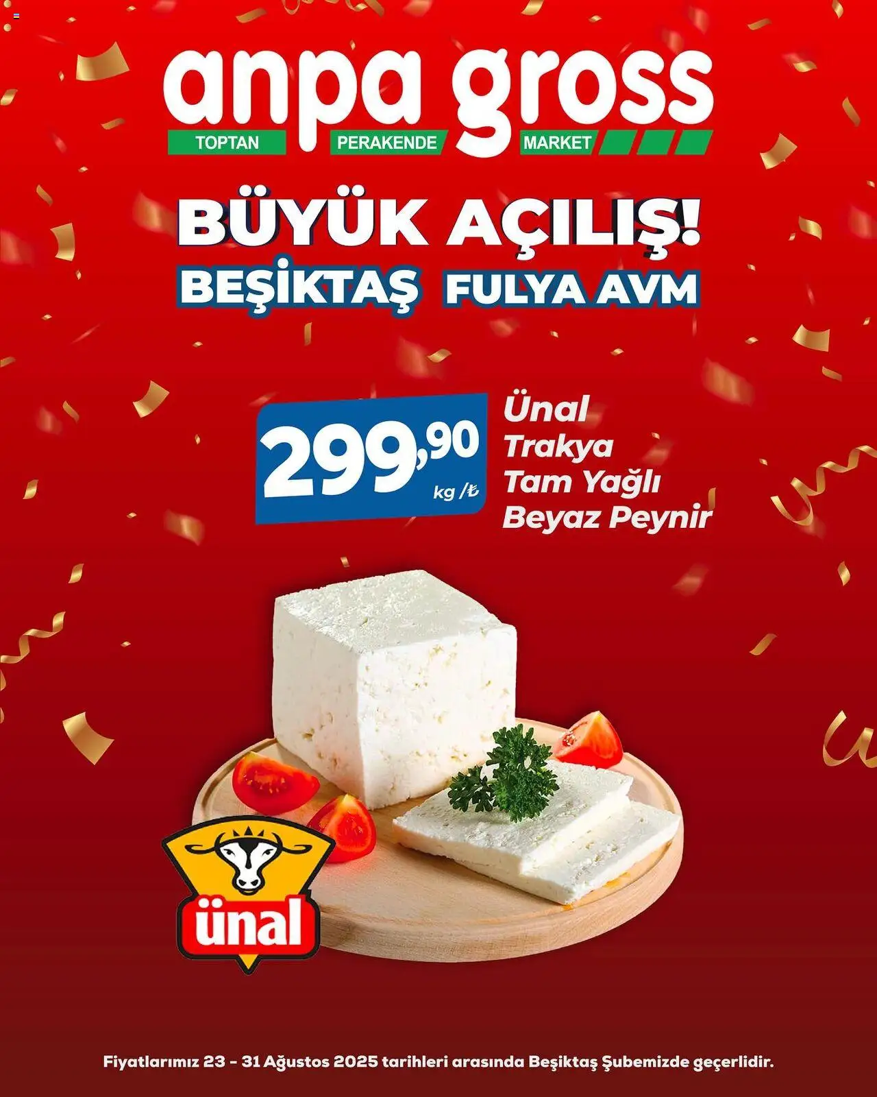 Anpa Gross Büyük Açılış - 23.08.2025 tarihinden itibaren geçerlidir | Sayfa: 37 | Ürünler: Peynir