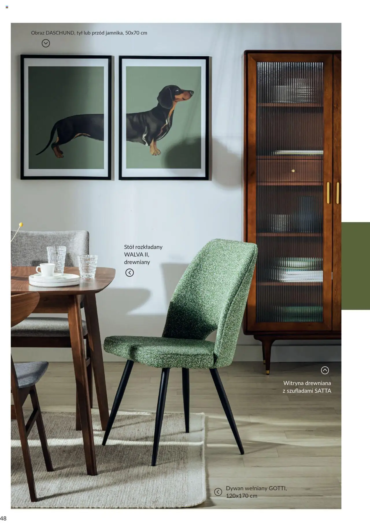 Salony Agata Gazetka - Trendbook od 21.03.2025 | Strona: 48 | Produkty: Stół, Dywan, Witryna