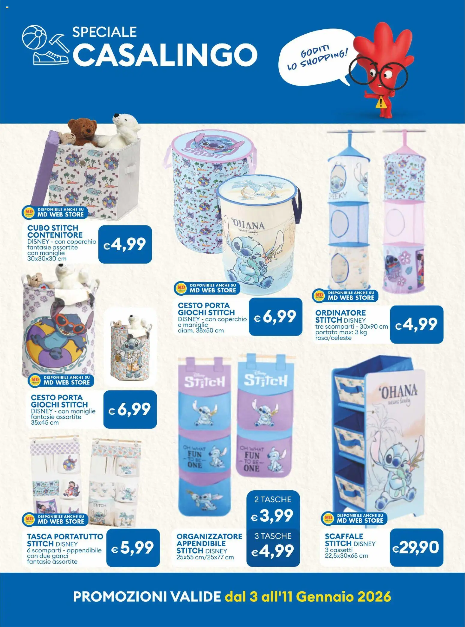 Volantino MD Discount del 03.01.2026 | Pagina: 26 | Prodotti: Scaffale, Contenitore