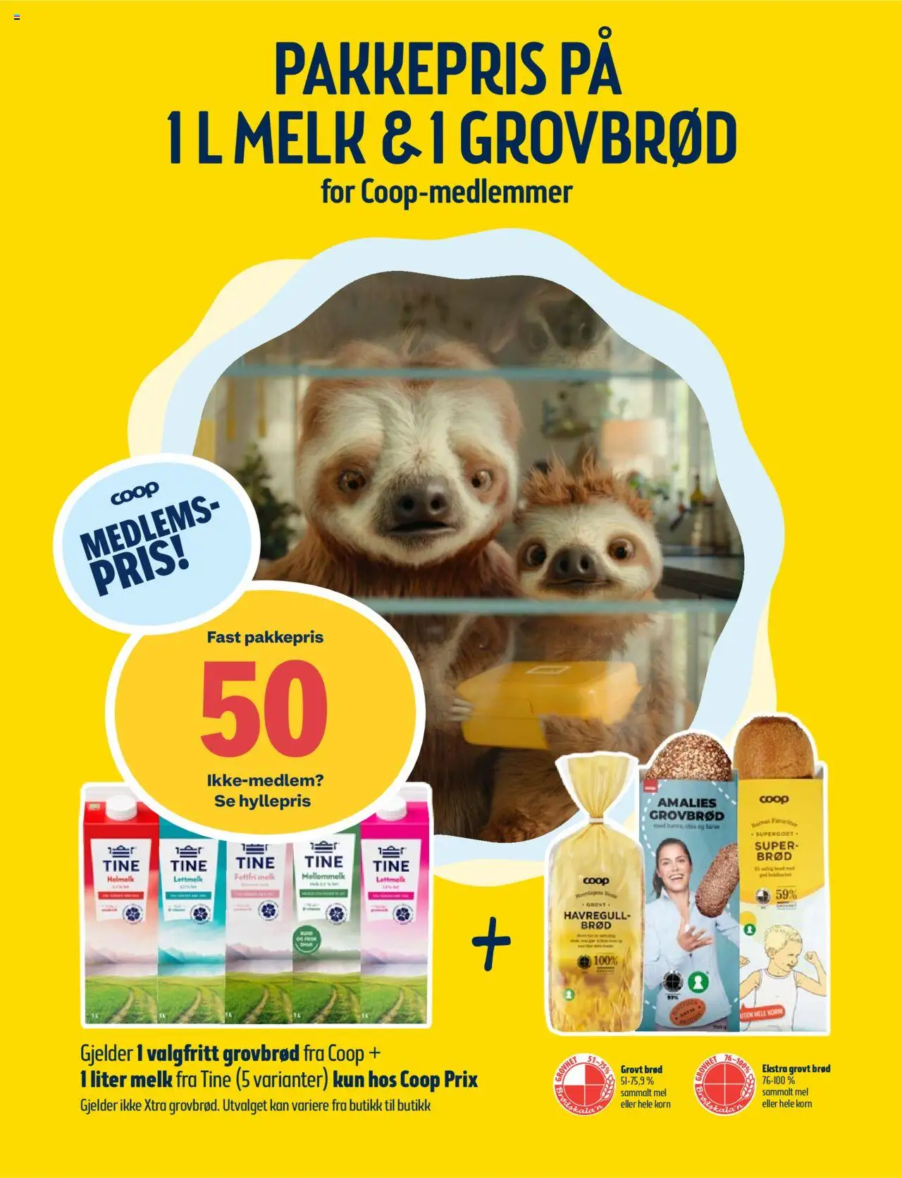  | Side: 5 | Produkter: Melk, Brød, Mel, Суміш дитяча