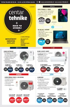 Katalog Centar Tehnike - Pregled kataloga iz trgovine Centar Tehnike, vrijedi od 02.09.2025
