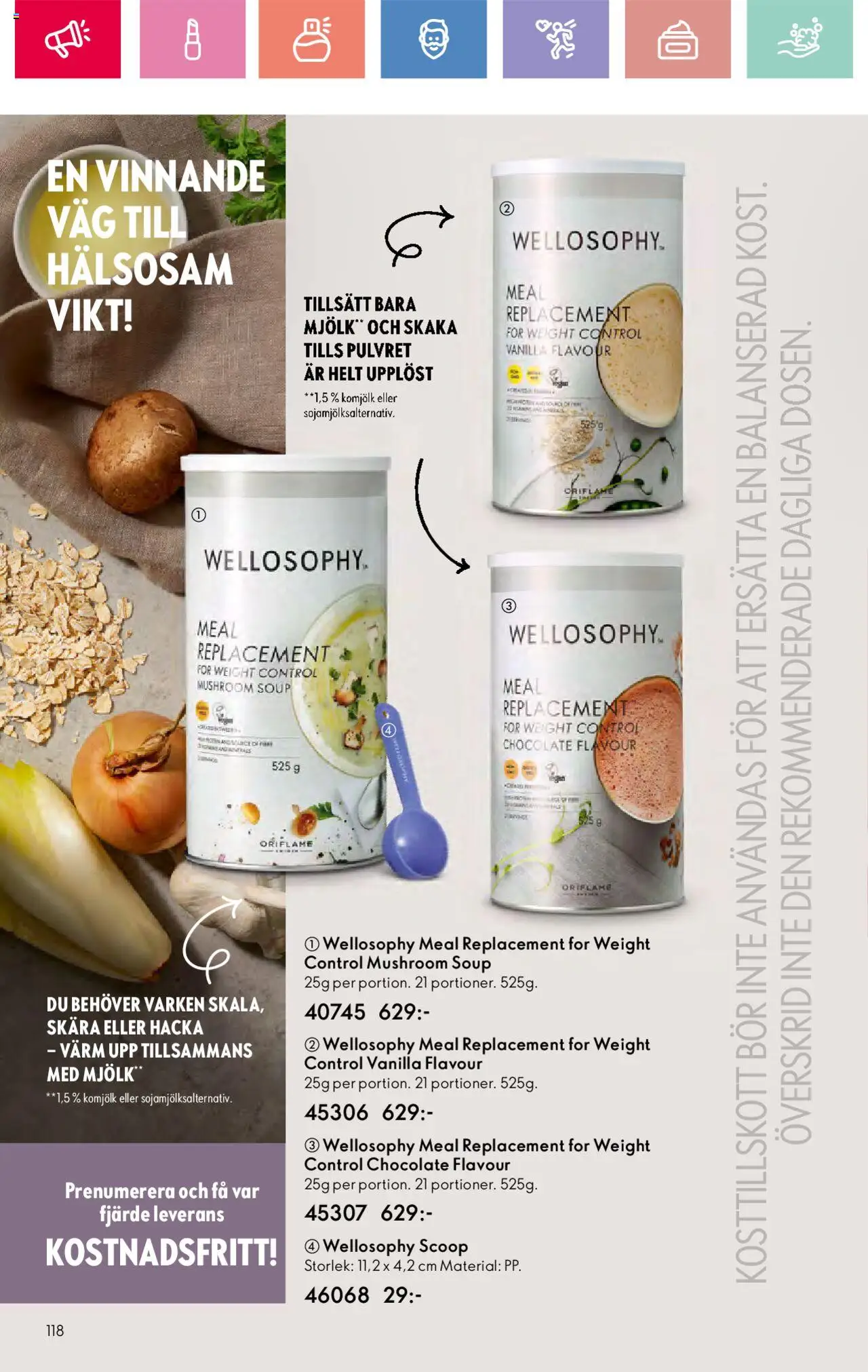 Oriflame reklamblad aktuell från 03.08.2025 | Sida: 118 | Produkter: Mjölk