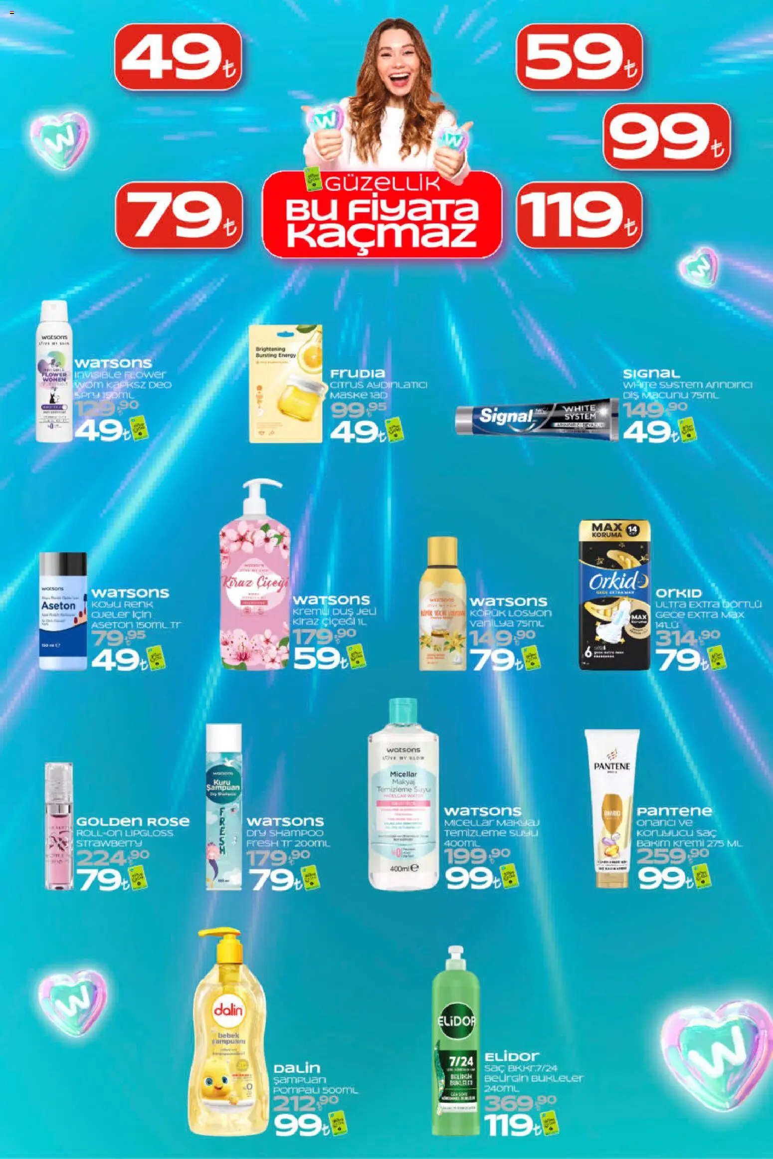 Watsons Katalog - 31.10.2025 tarihinden itibaren geçerlidir | Sayfa: 8 | Ürünler: Şampuan, Diş macunu, Makyaj, Kiraz