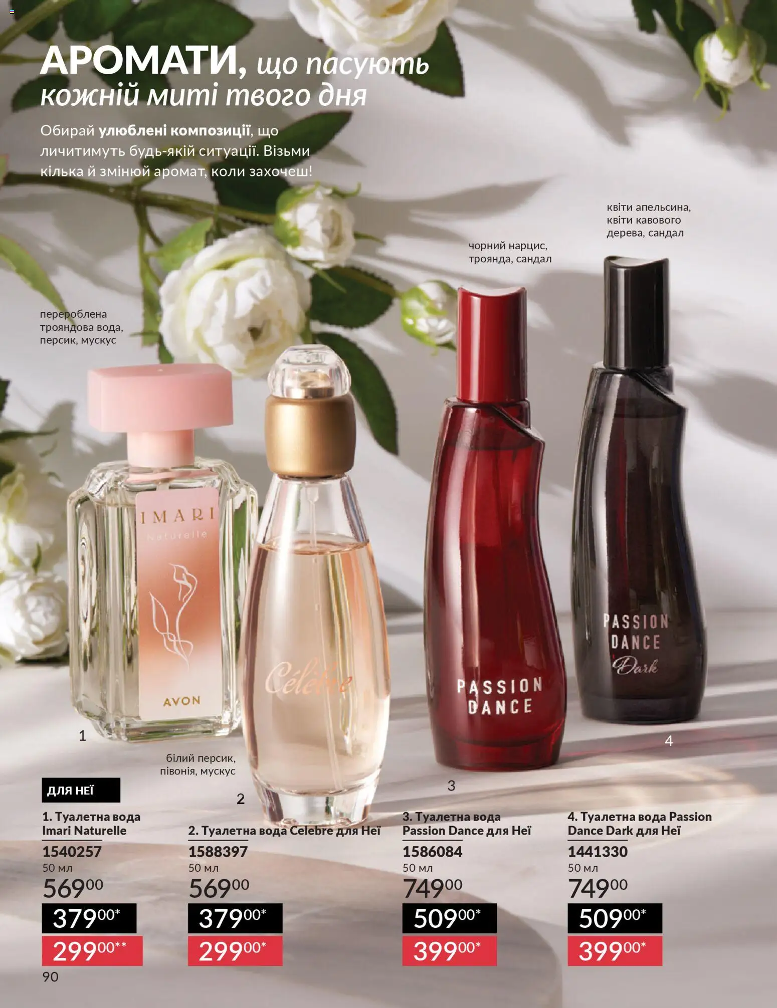 AVON Kаталог - дійснийкції з 01.03.2026 | Сторінка: 88 | Товари: Вода, Туалетна вода, Кілька