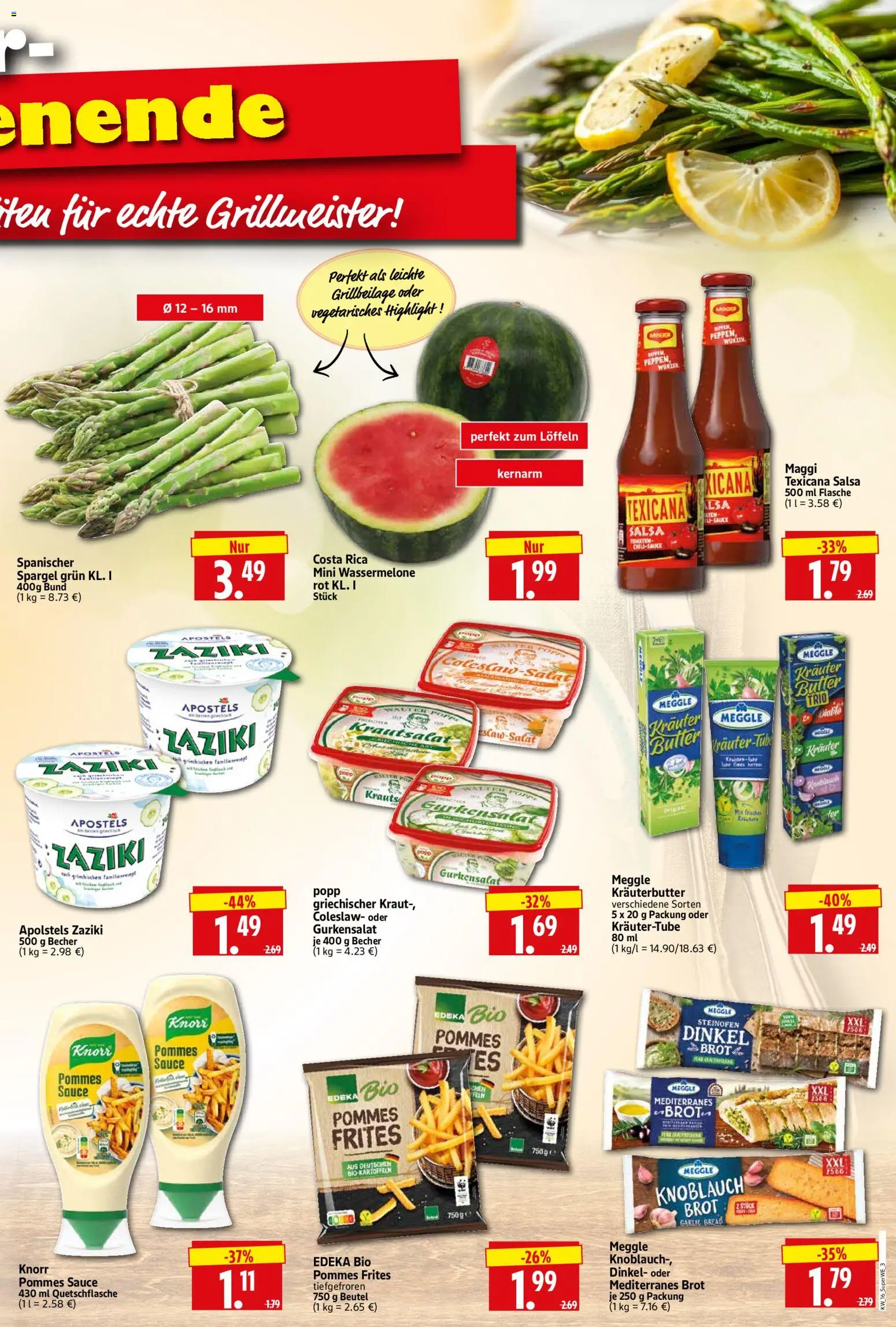 HERKULES Sonderbeilage – gültig ab 16.04.2026 | Seite: 3 | Produkte: Pommes, Kräuterbutter, Pommes frites, Kartoffeln