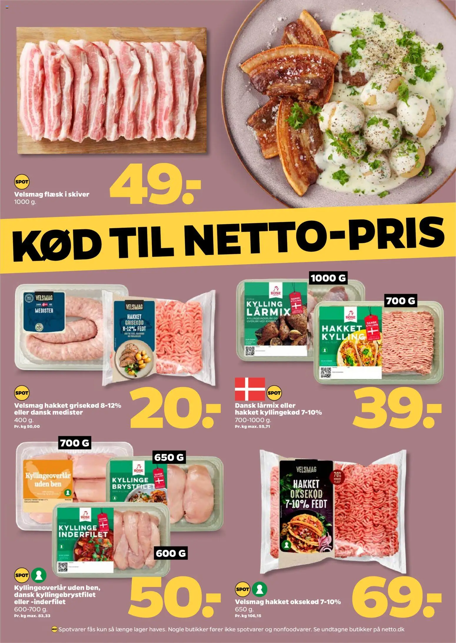 Netto tilbudsavis – gyldig fra 11.04.2026 | Side: 6 | Produkter: Kyllingekød, Oksekød
