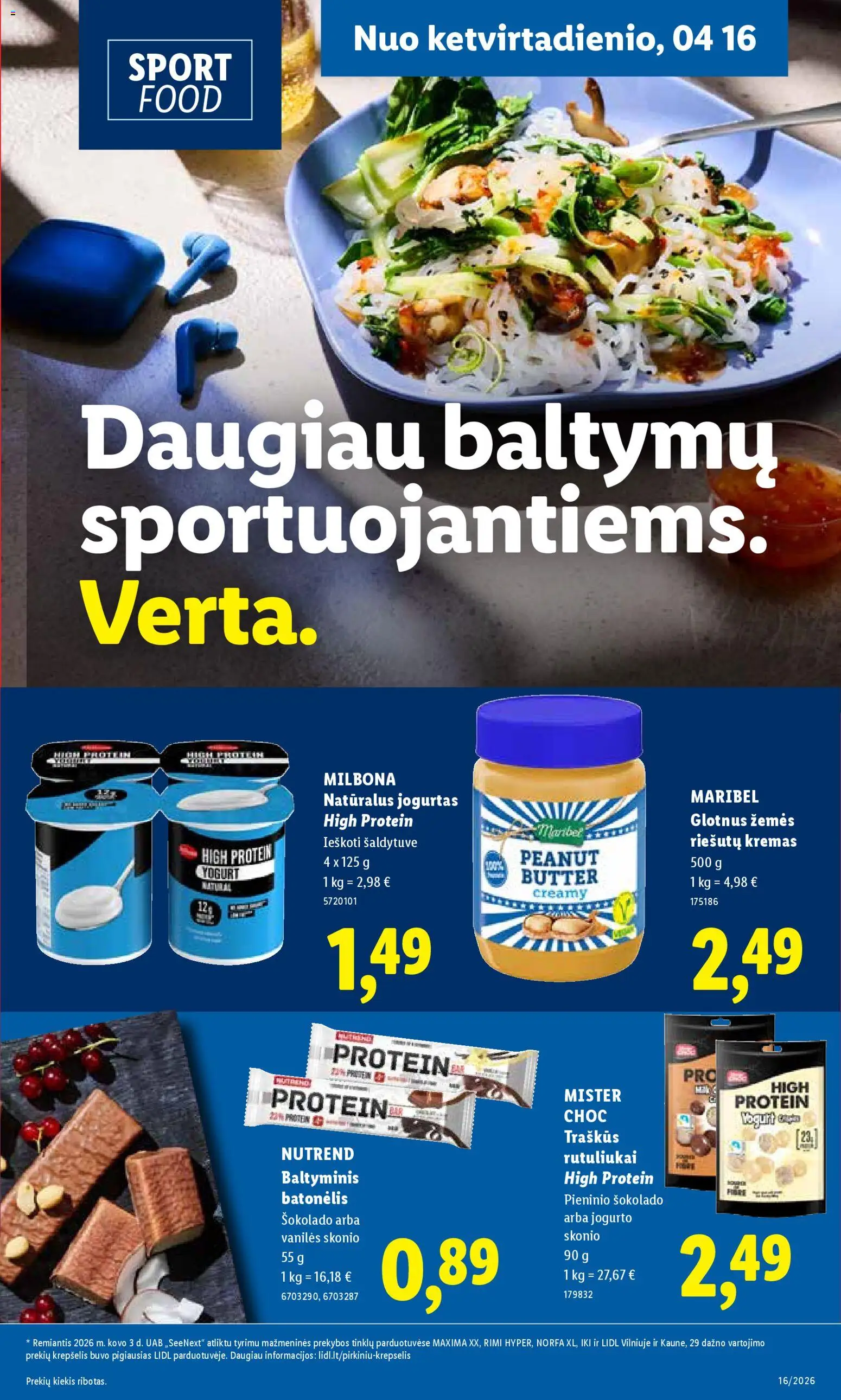 LIDL akcijos nuo 13.04.2026 | Puslapis: 21 | Prekių: Kremas, Jogurtas, Krepšelis