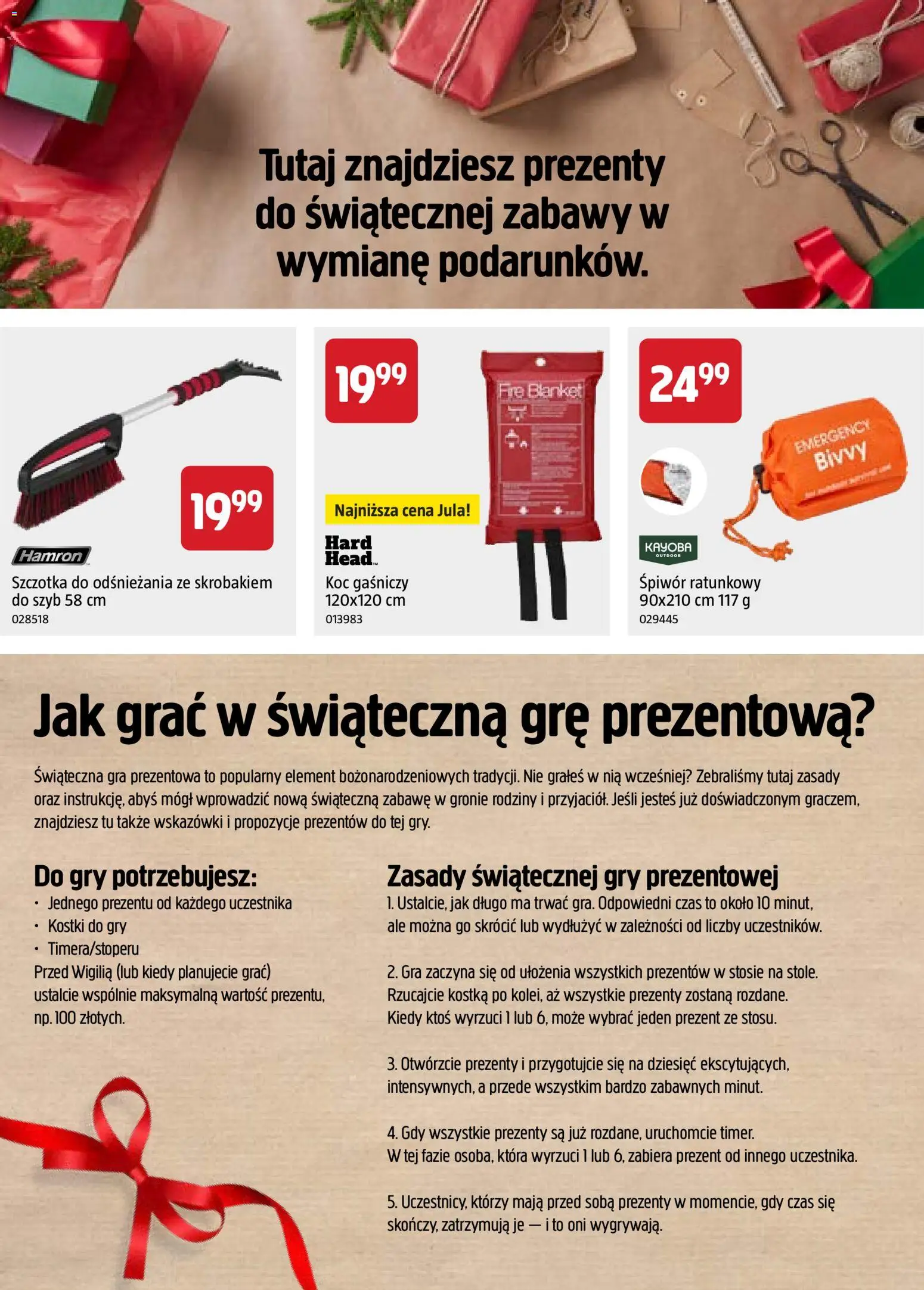 Jula Gazetka - Świąteczny magazyn od 15.12.2025 | Strona: 23 | Produkty: Gra, Koc, Gry, Szczotka