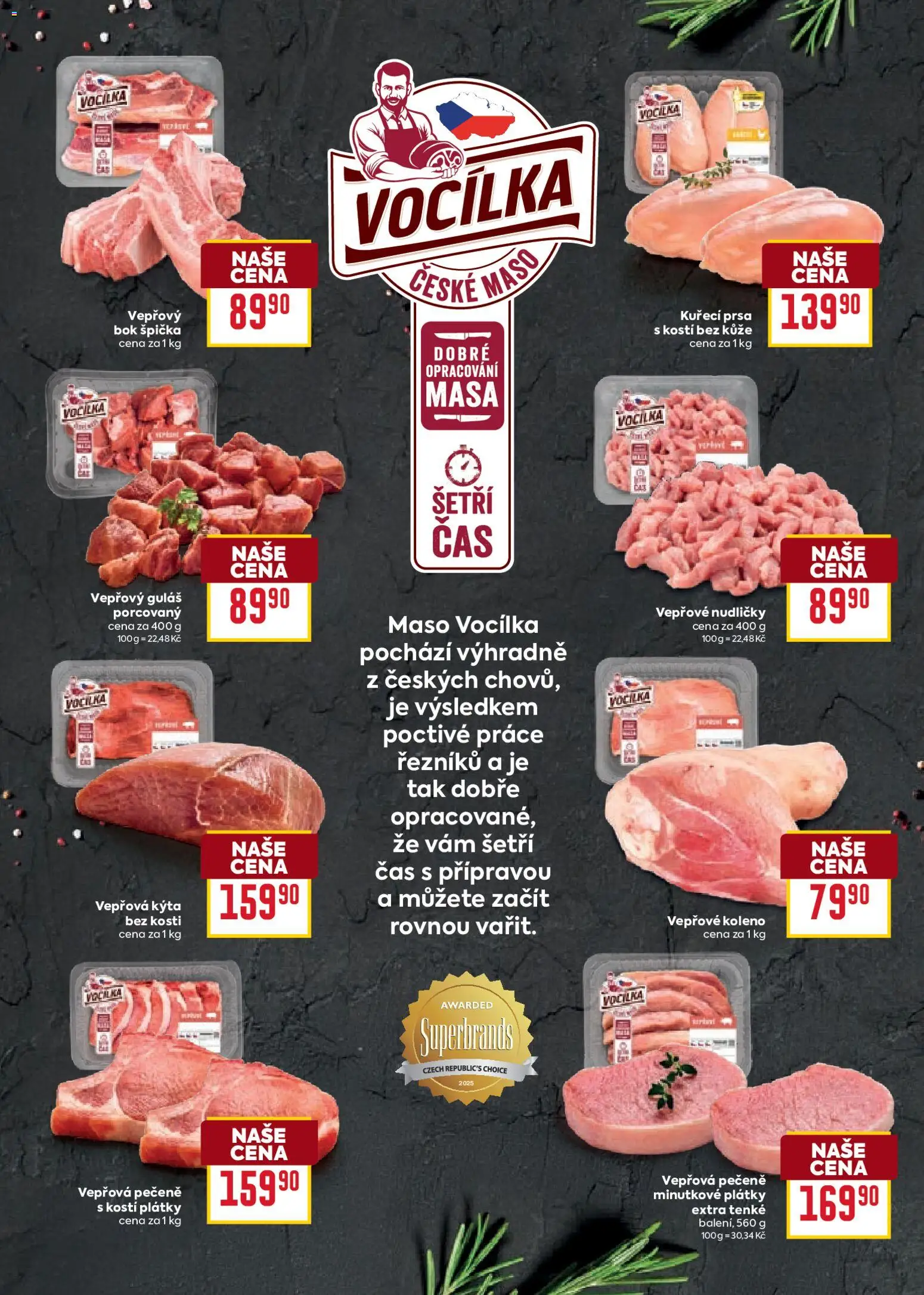 Billa Velký leták od 05.11.2025 | Strana: 6 | Produkty: Maso, Guláš, Vepřová Kýta, Kýta