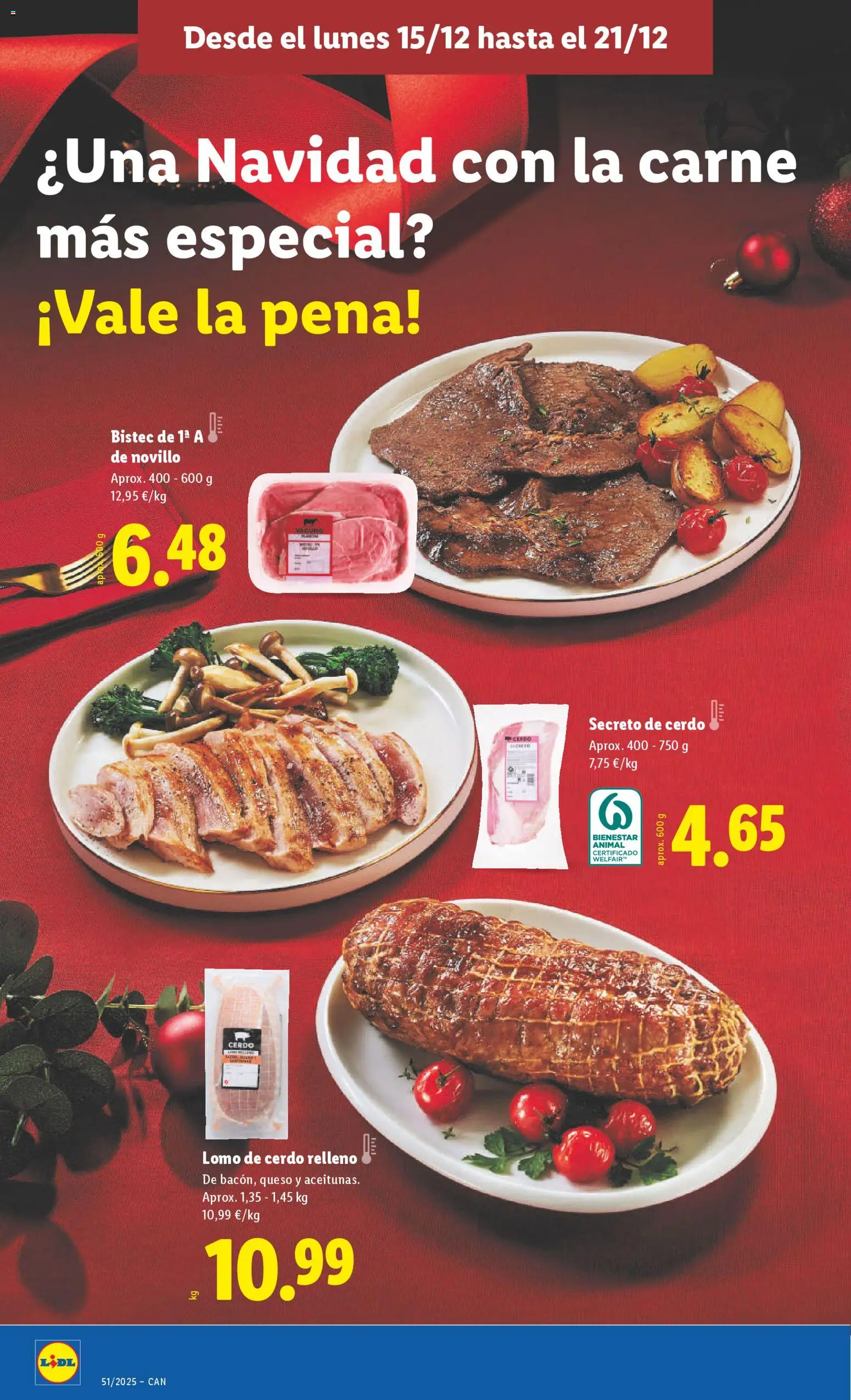 Lidl -Canarias │ válido desde el 15.12.2025 | Página: 4 | Productos: Queso, Cerdo