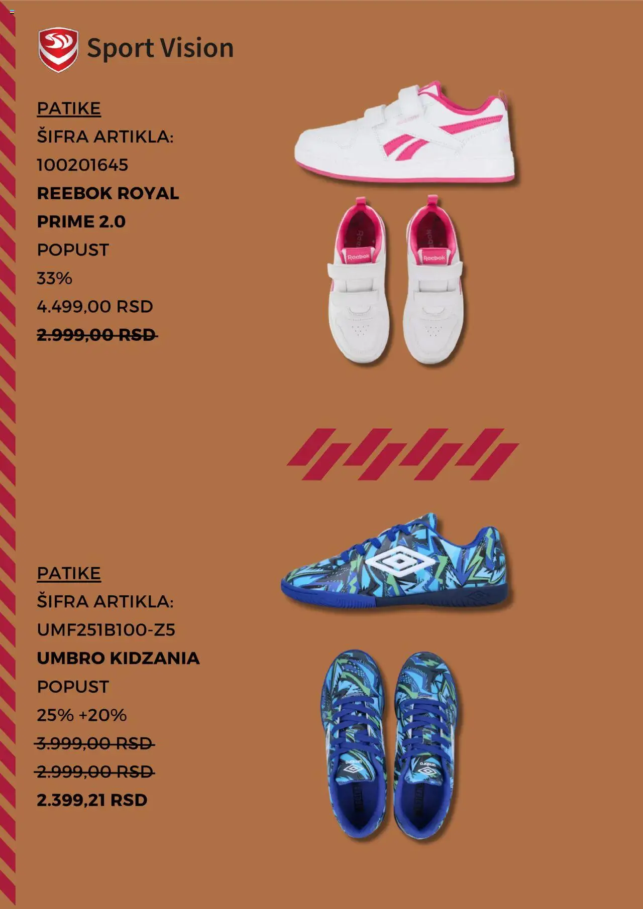 Sport Vision katalog - važi od 18.08.2025 | Strana: 6 | Proizvode: Patike