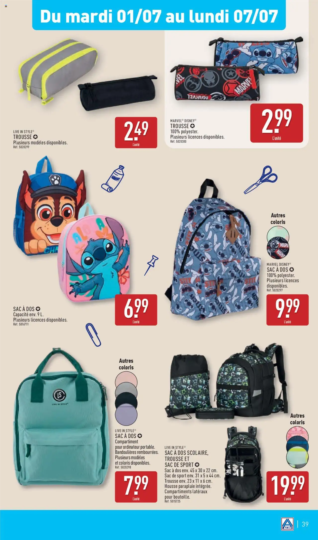  | Page: 42 | Produits: Ordinateur, Sac, Sac à dos, Parapluie