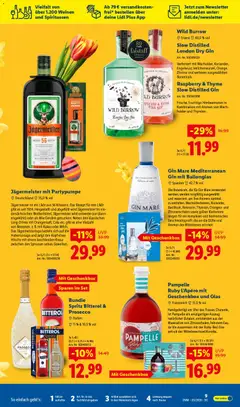 Náhled letáku Lidl Německo leták - März od 01.03.2026 | Strana: 9 | Produkty: Gin Mare, London dry gin, Aperitivo, Kakao