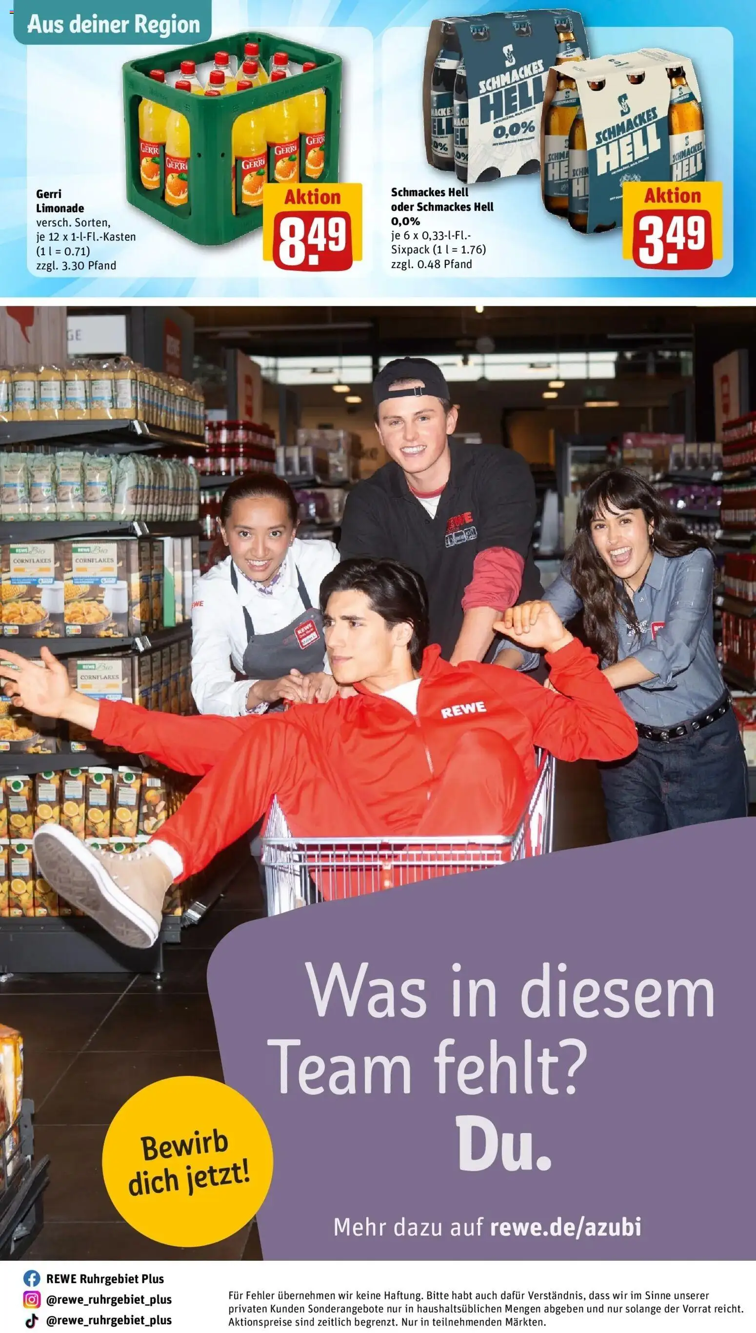 Rewe Prospekt Bergkamen	 – gültig ab 15.03.2026 | Seite: 30 | Produkte: Limonade