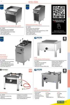 Metro - Gasztro konyha katalógus - amely érvényes a következő dátumtól: 17.02.2025 | Oldal: 51 | Termékek: Grillsütő, Főzőlap, Grill, Medence