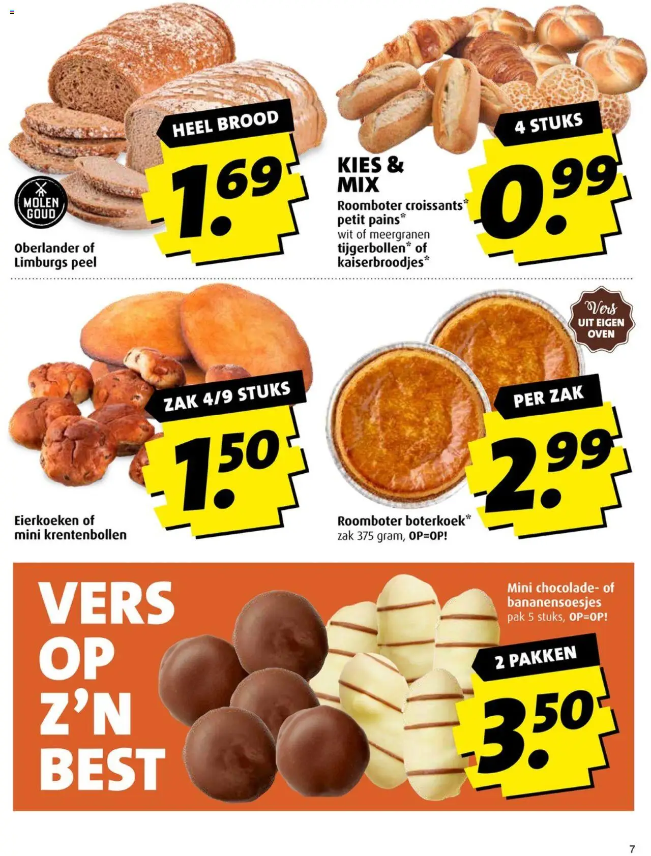  | Pagina: 7 | Producten: Brood, Chocolade, Roomboter, Zak