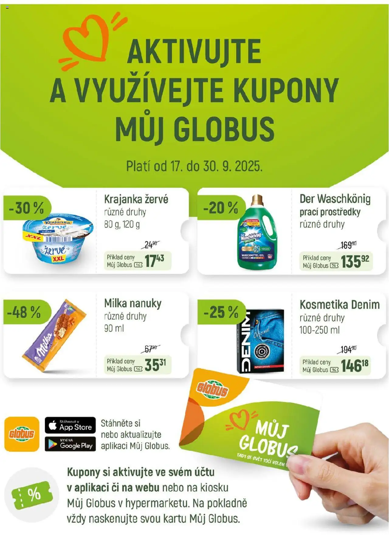 Globus leták od 17.09.2025 | Strana: 32 | Produkty: Nanuky, Globus, Milka, Žervé