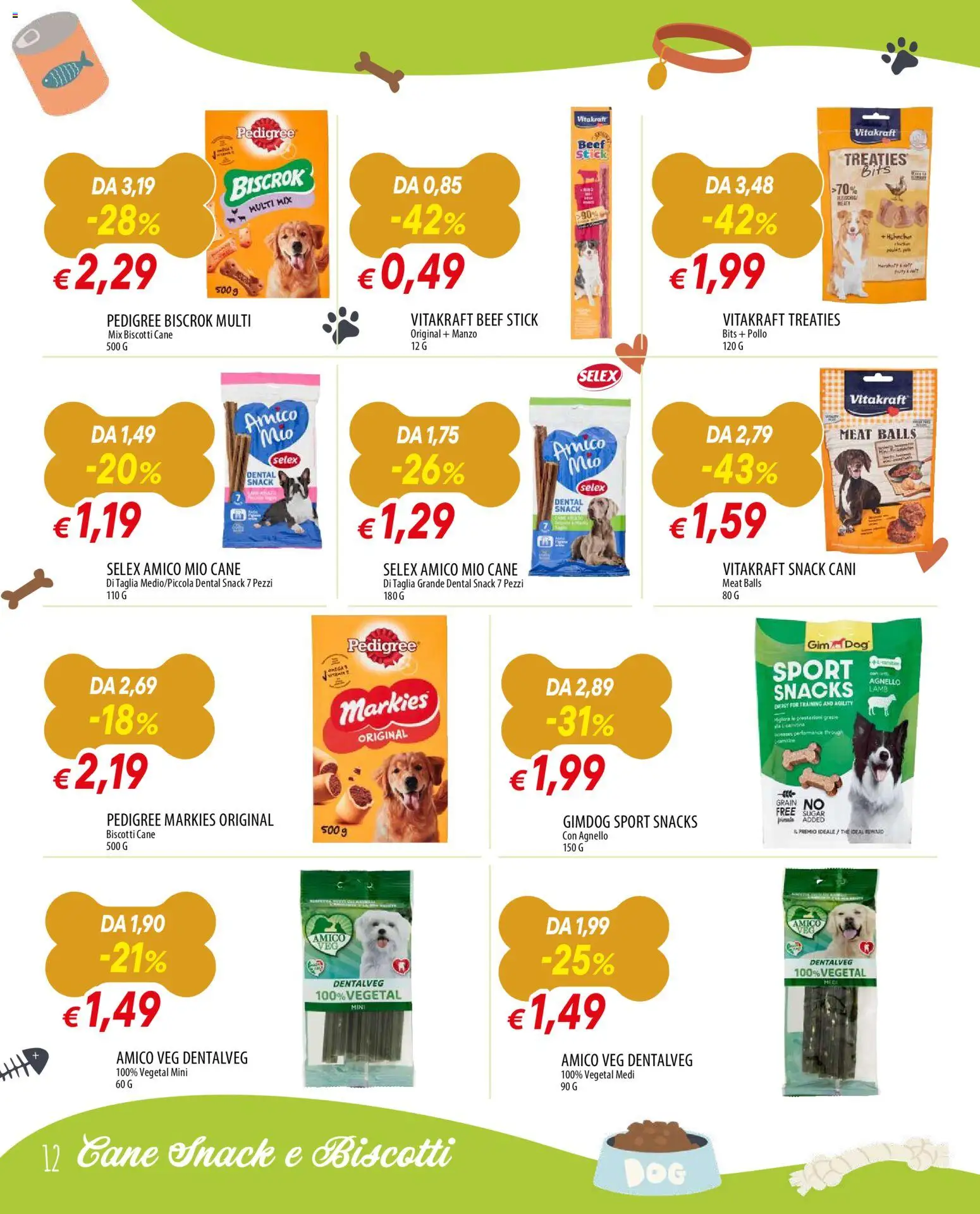 Volantino Famila del 02.02.2026 | Pagina: 12 | Prodotti: Pollo, Manzo, Biscotti, Agnello