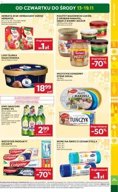 Pogląd oferty "Stokrotka Gazetka - Market" - ważna od 13.11.2025 | Strona: 3 | Produkty: Malina, Śliwka nałęczowska, Tuńczyk, Lody