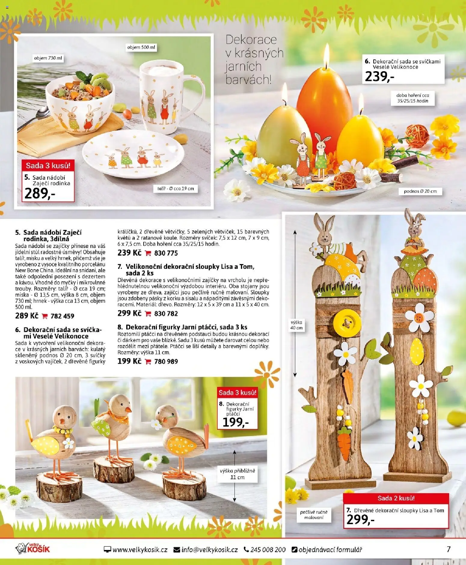 Velký Košík katalog březen 2026 od 01.03.2026 | Strana: 7 | Produkty: Nádobí, Miska, Svíčka, Dekorace