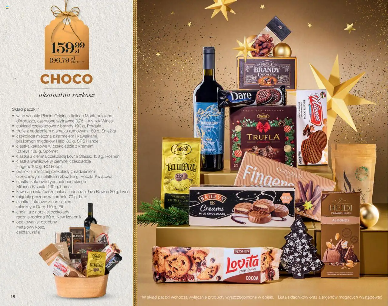 Makro Gazetka - Świat prezentów od 06.10.2025 | Strona: 18 | Produkty: Czekolada, Ciastka kakaowe, Cukierki, Ciastka