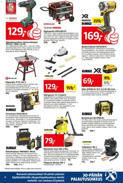 Bauhaus-mainoslehti voimassa 29.10.2025 alkaen | Sivu: 21 | Tuotteet: Imuri, Akku, Paristot, Laturi