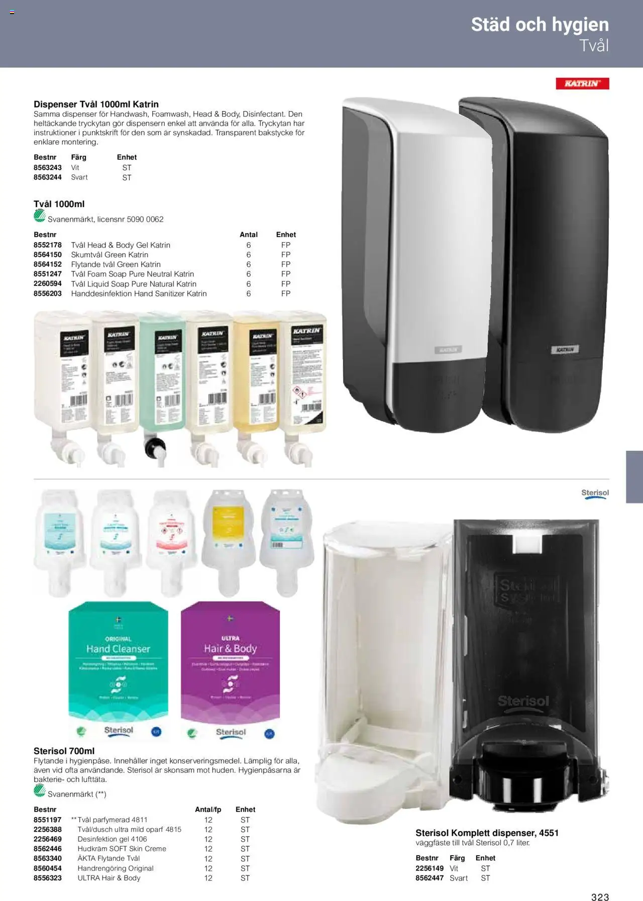 Office Depot reklamblad aktuell från 15.02.2024 | Sida: 325 | Produkter: Handdesinfektion, Tvål