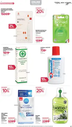 Rossmann akciós ujság - amely érvényes a következő dátumtól: 08.09.2025 | Oldal: 29