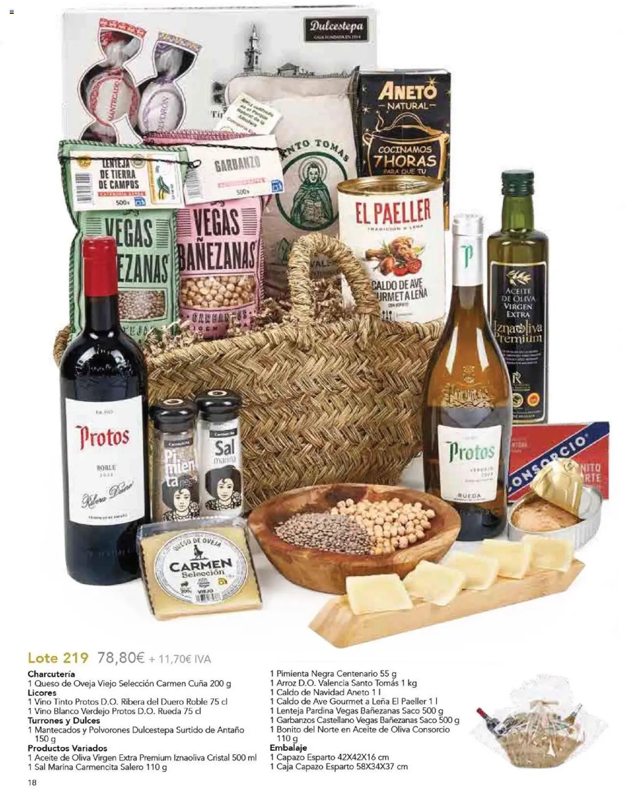 E.Leclerc Regalos de Navidad 2025 │ válido desde el 10.10.2025 | Página: 20 | Productos: Queso de oveja, Aceite, Cuna, Caja