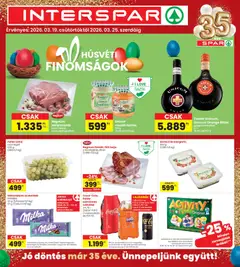 Interspar akciós újság - amely érvényes a következő dátumtól: 19.03.2026