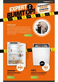 Expert - Folder - Voorbeeld van een folder van Expert, geldig van 19.01.2026 | Pagina: 14 | Producten: Kom, Koelkast, Vaatwasser