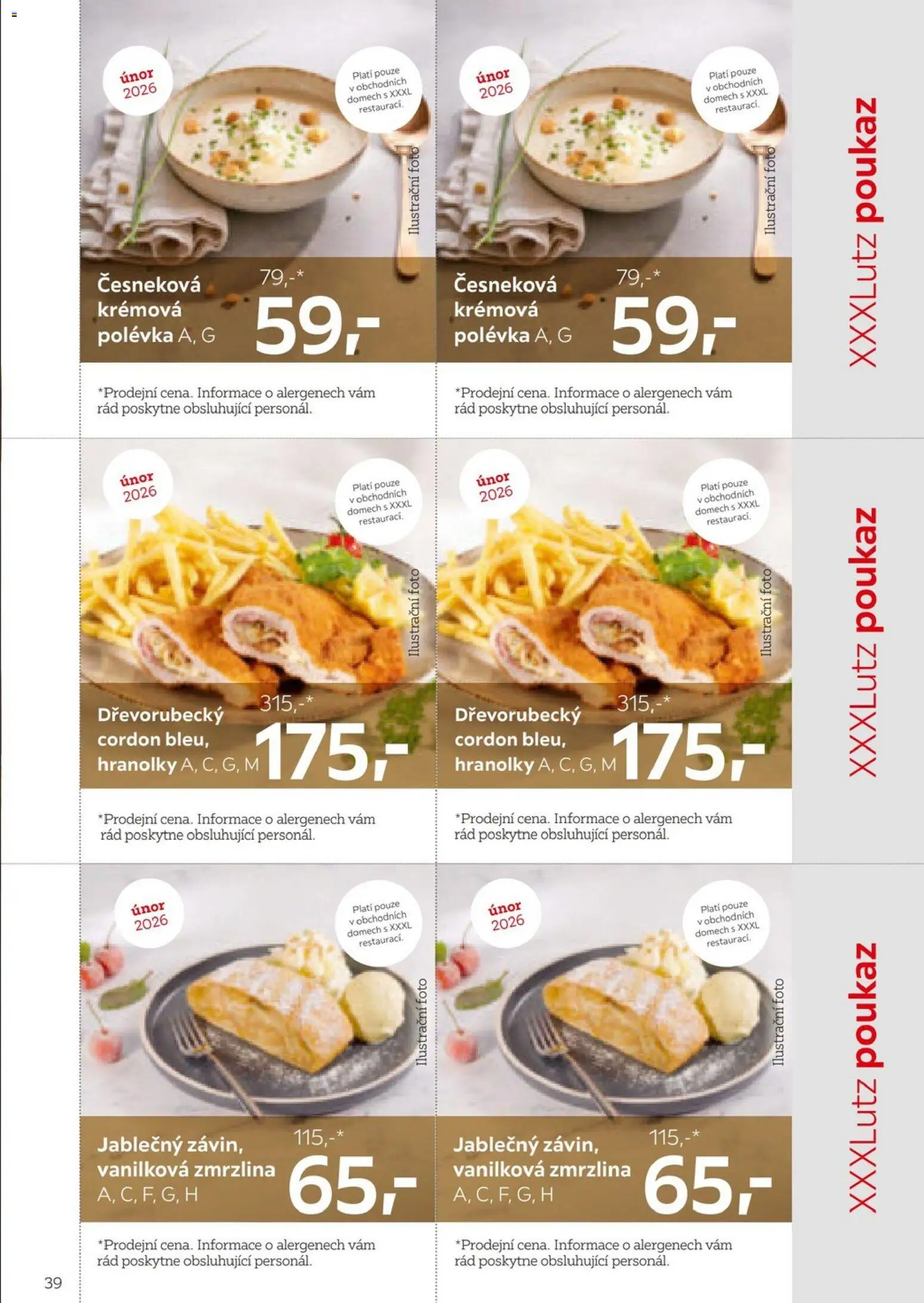 XXXLutz leták - Být věrným zákazníkem se vyplatí od 01.02.2026 | Strana: 39 | Produkty: Zmrzlina, Vanilková zmrzlina
