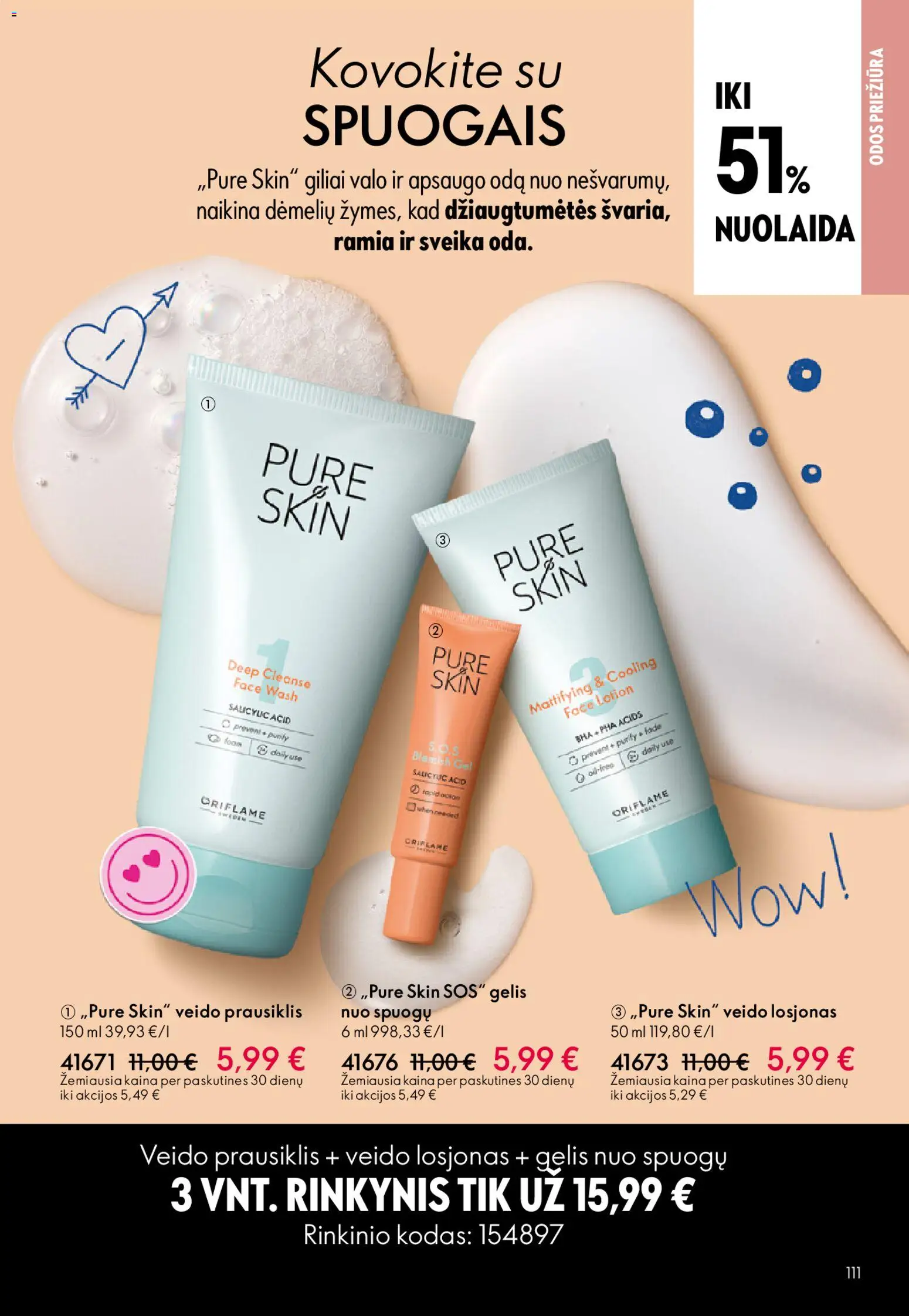 Oriflame akcijos nuo 18.02.2026 | Puslapis: 111 | Prekių: Prausiklis