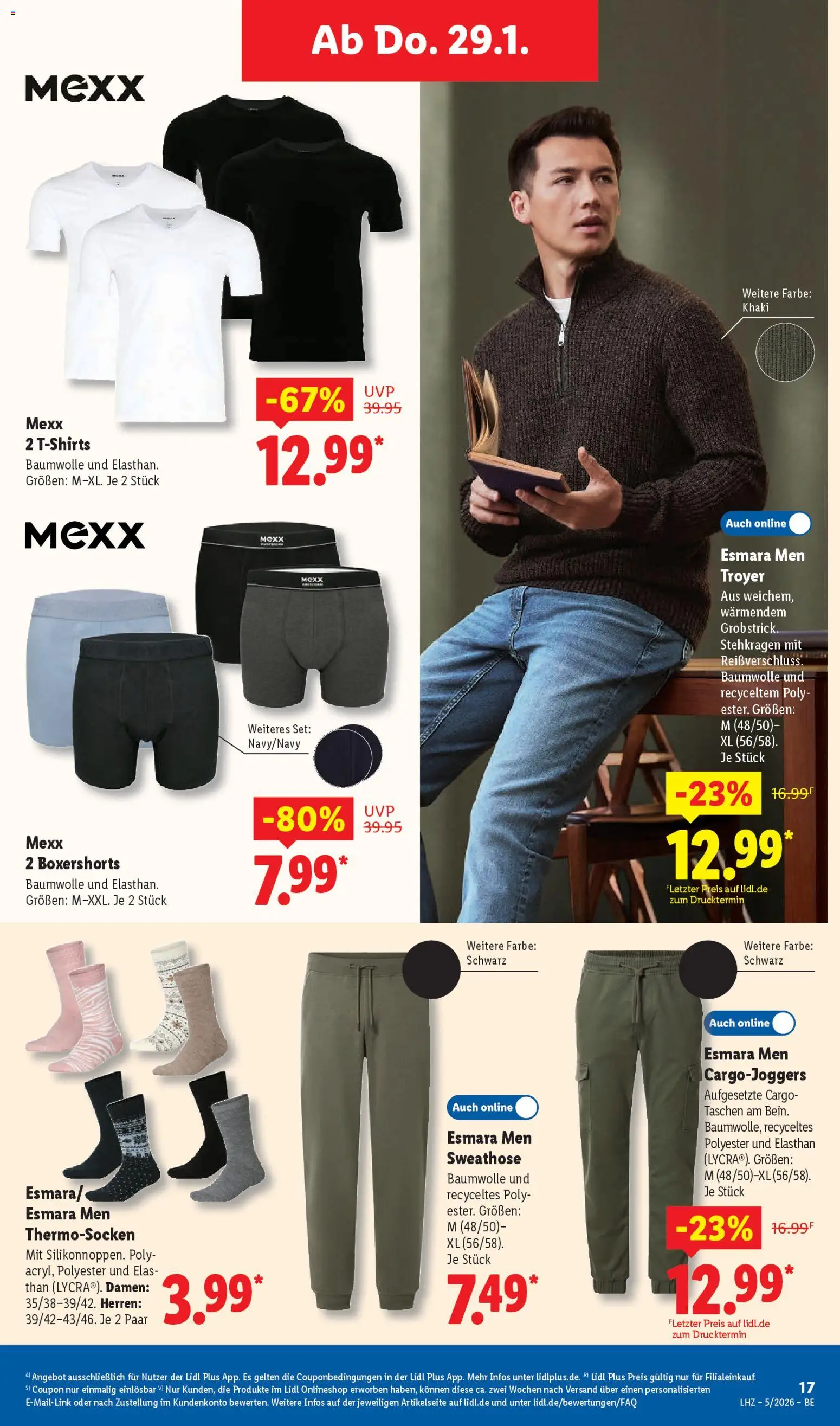 Lidl Prospekt Zossen – gültig ab 26.01.2026 | Seite: 37 | Produkte: Sweathose