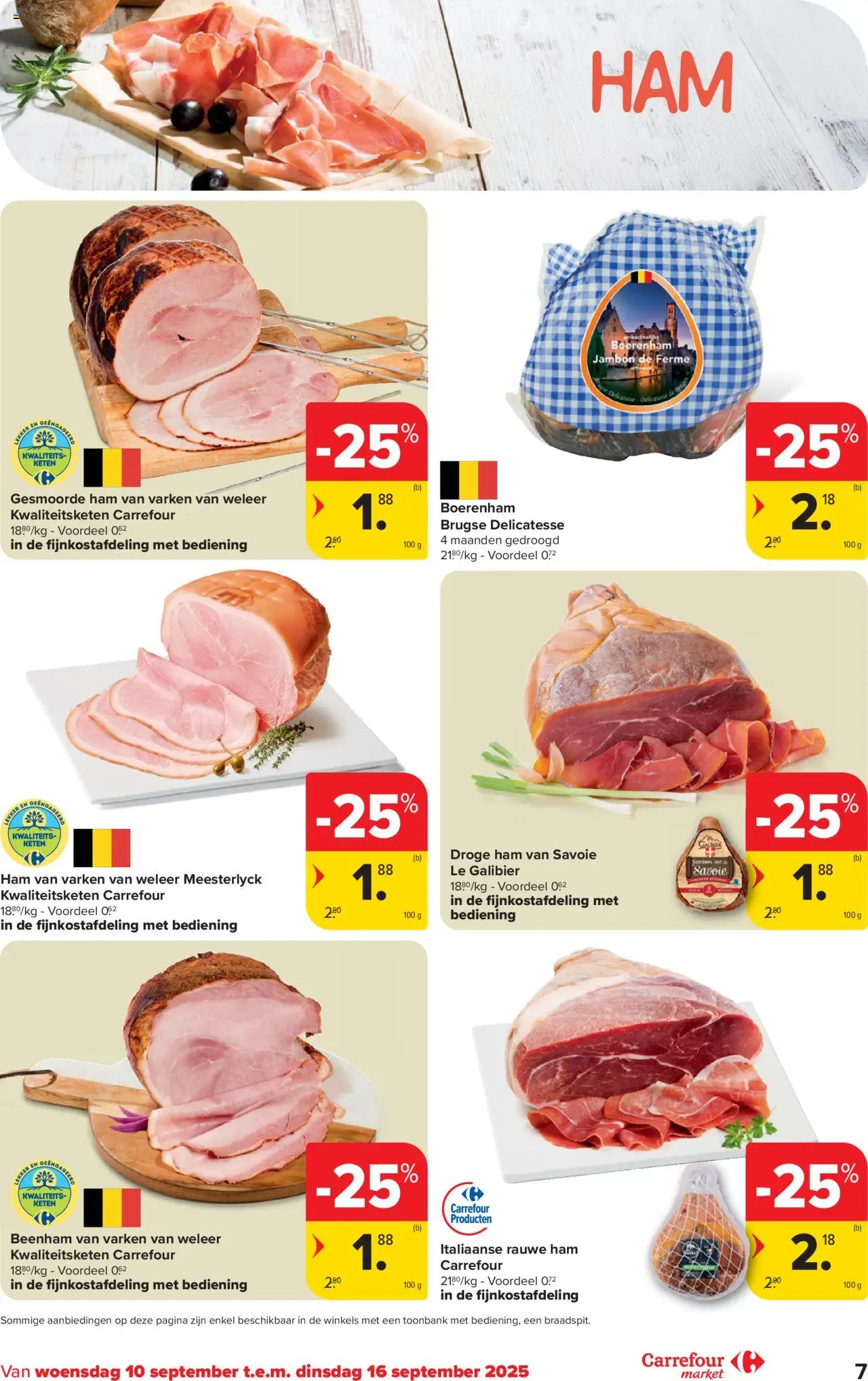  | Pagina: 7 | Producten: Ham