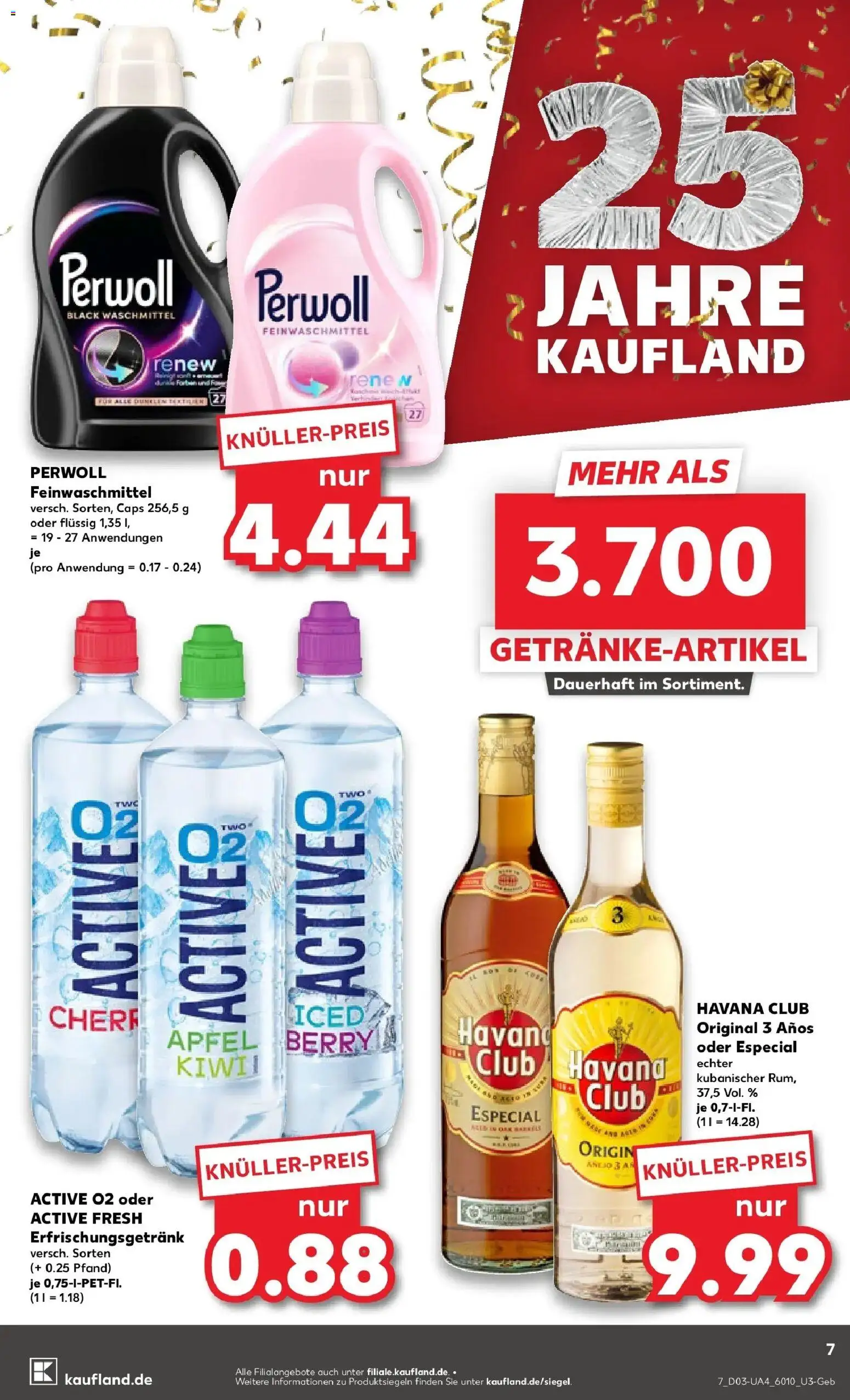 Kaufland prospekt Neusäß	 – gültig ab 15.01.2026 | Seite: 7 | Produkte: Havana club, Rum, Äpfel, Perwoll