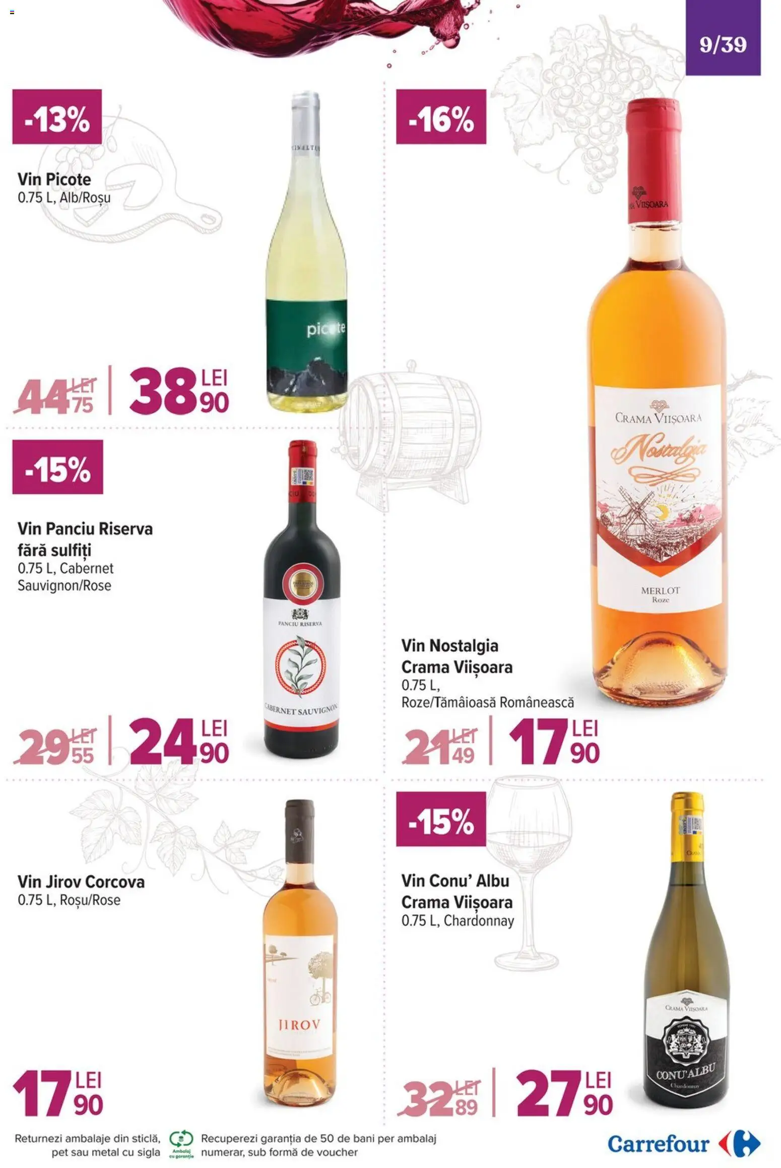Noul catalog Carrefour – valabil de la 19.11.2025 | Pagină: 9 | Produse: Vin