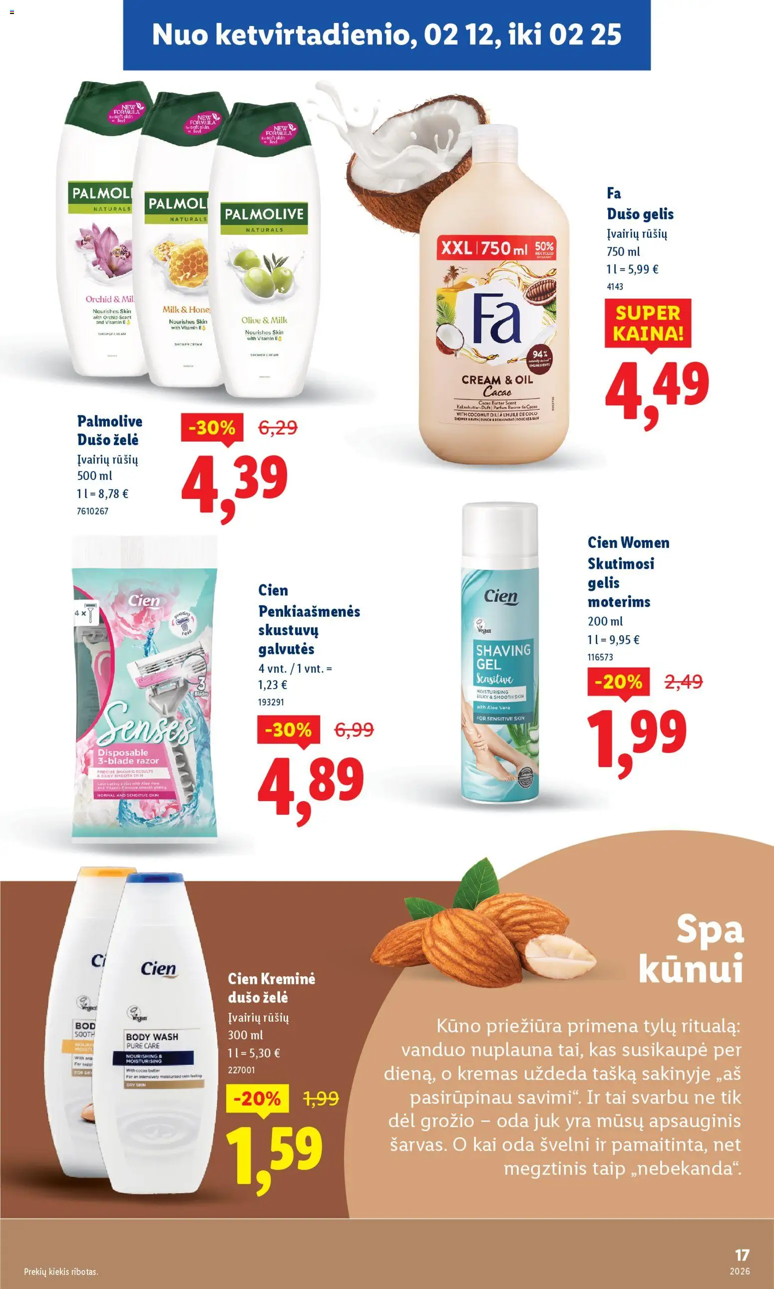 LIDL akcijos nuo 12.02.2026 | Puslapis: 17